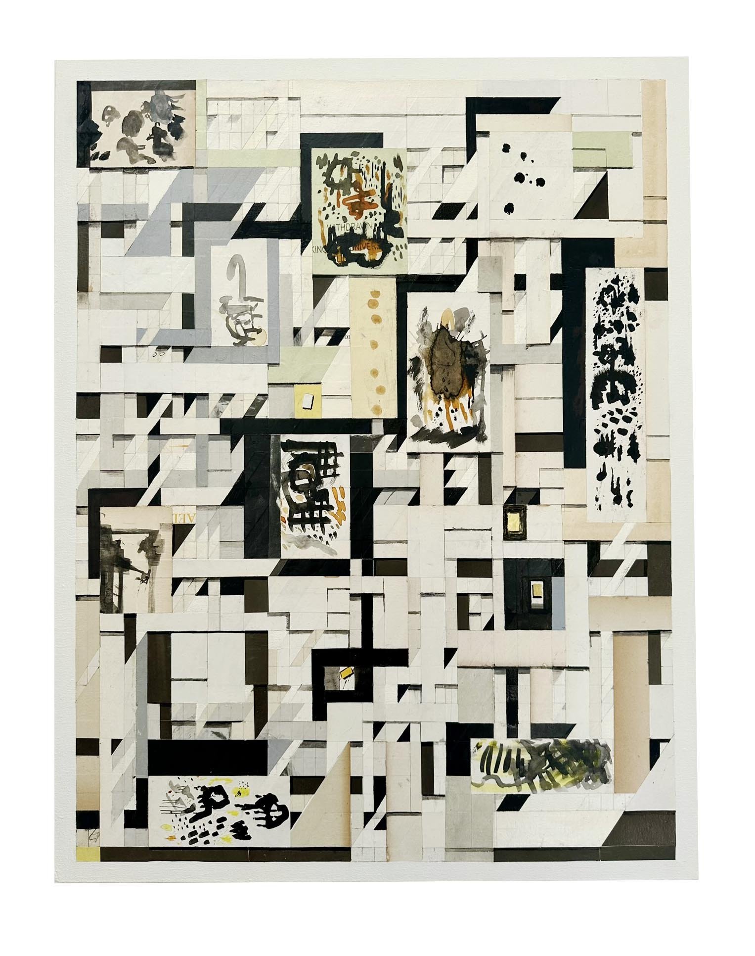 Datum 11
Collage, ink, acrylic on Canvas
50 x 70cm
2024
