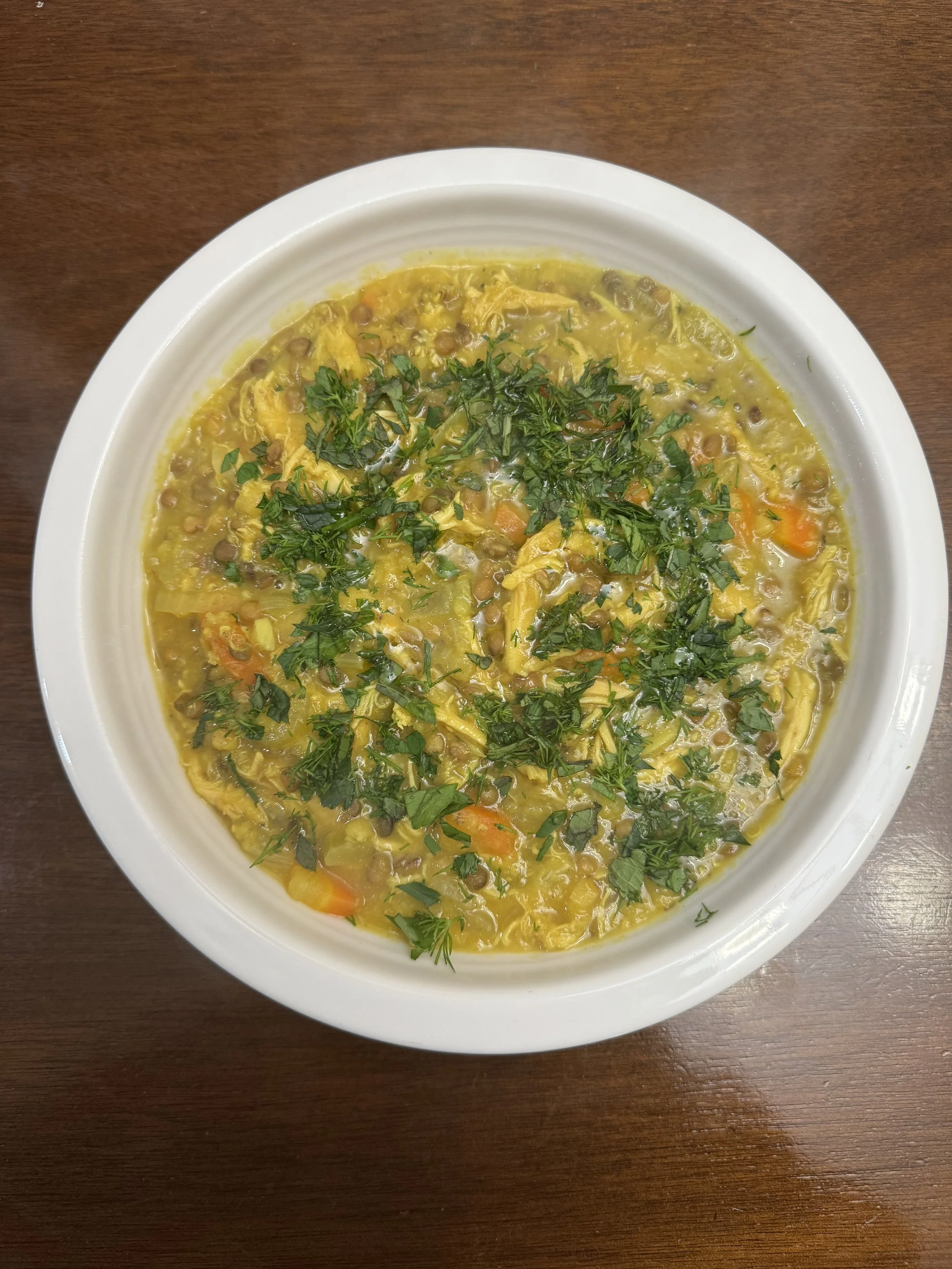 Chicken &amp; Lentil Soup