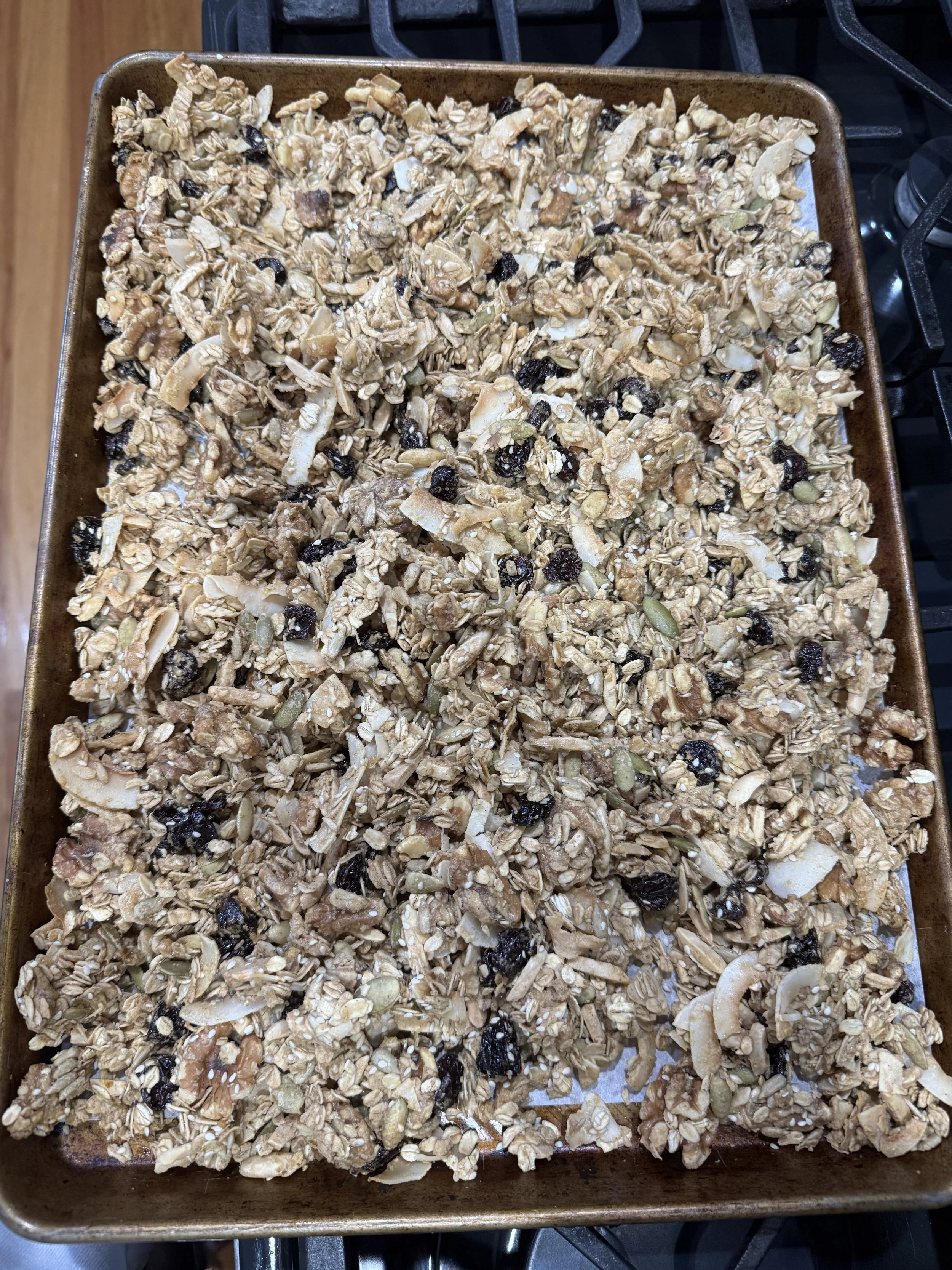 Tahini Maple Granola