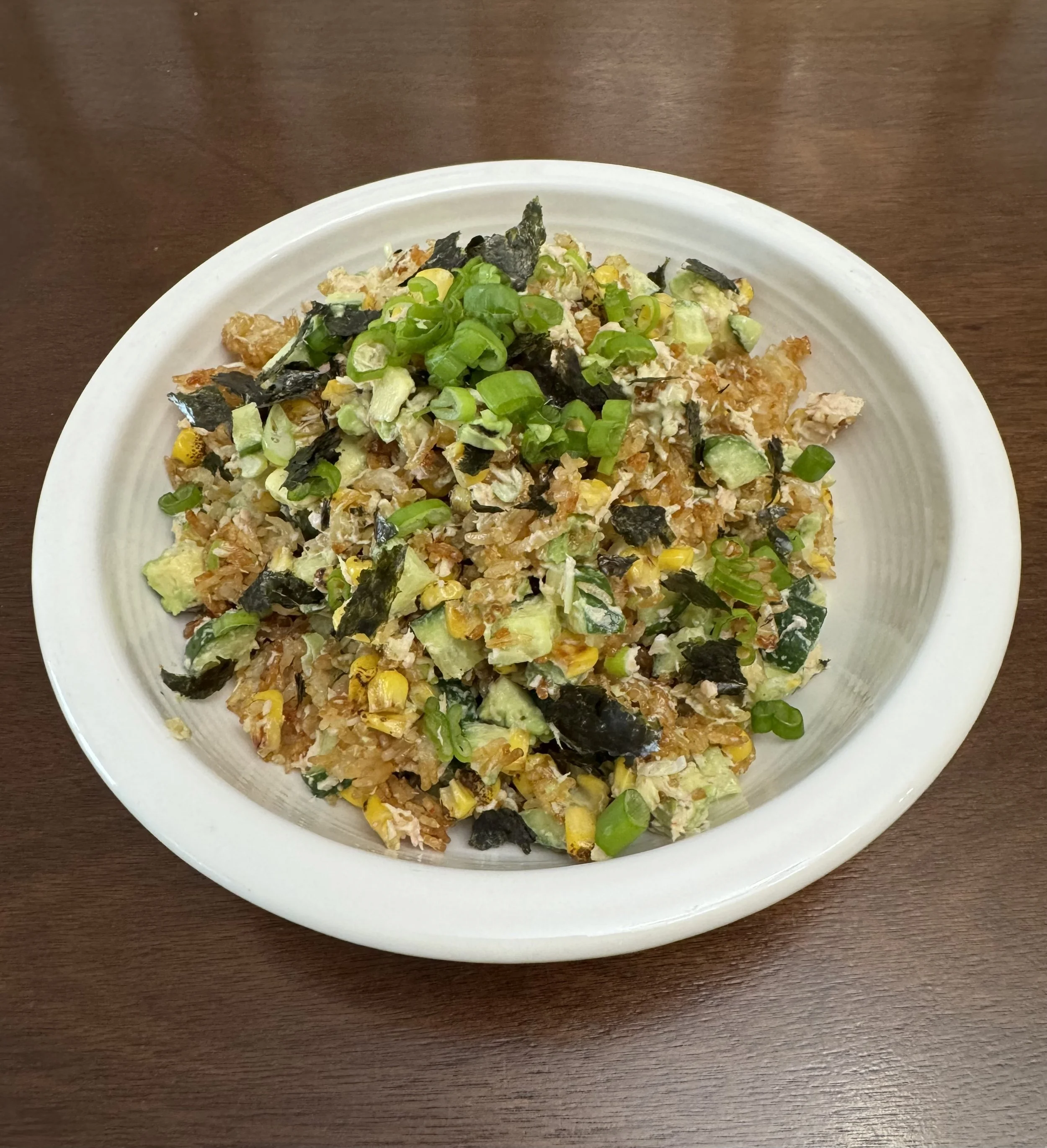 Crispy Rice Tuna Salad