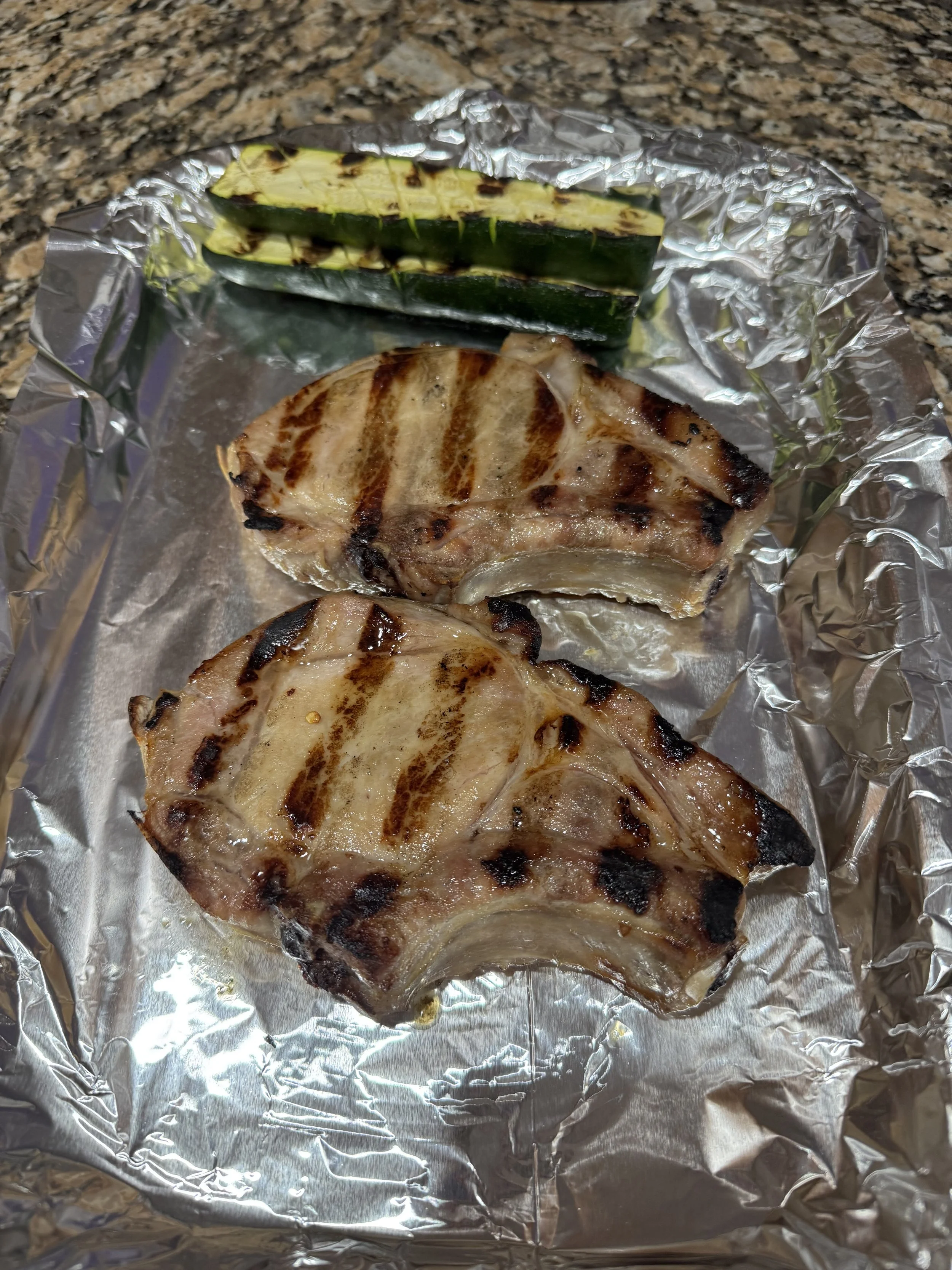 My Dad’s Brined Pork Chops