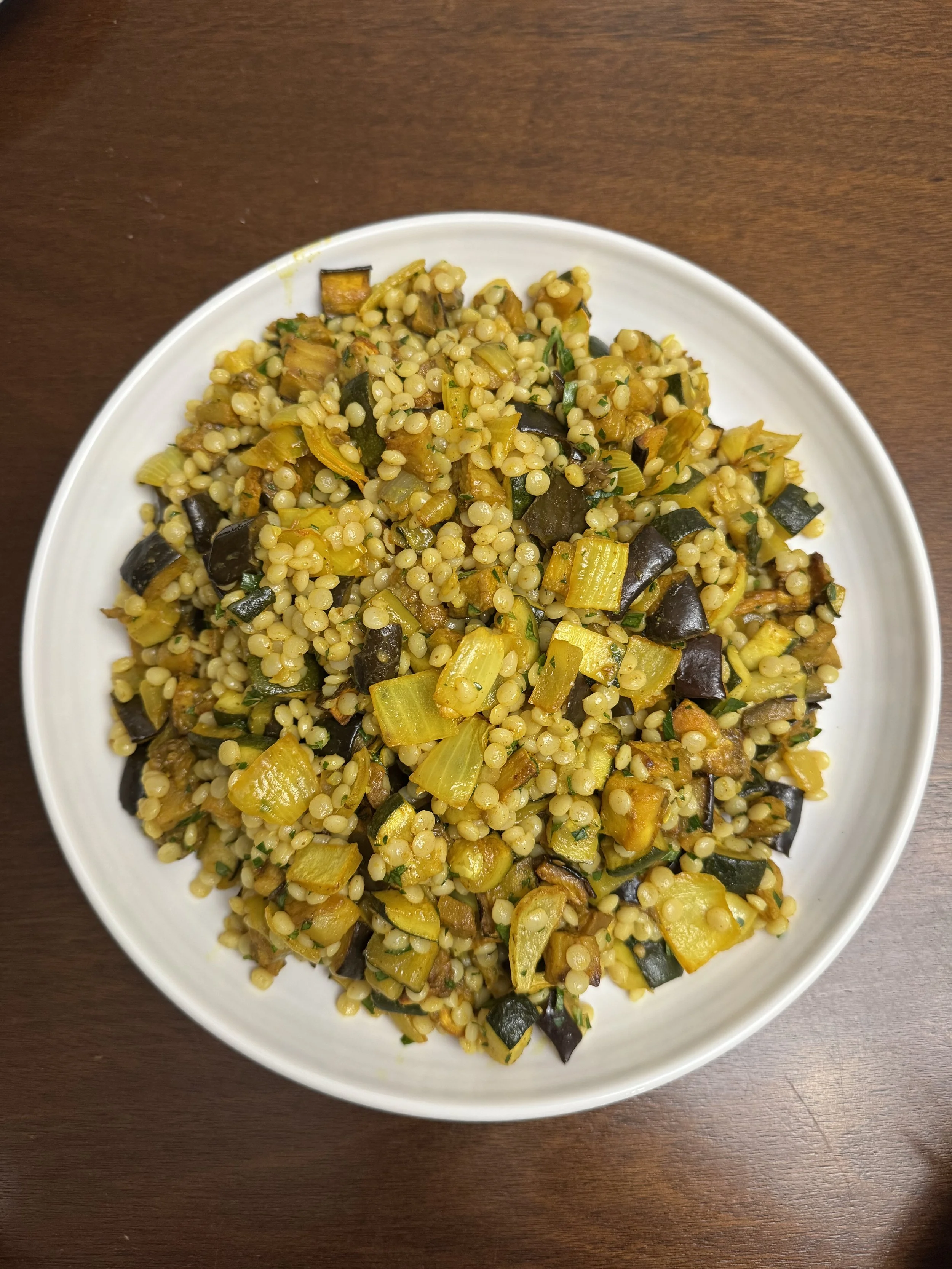Turmeric Roasted Veggie Couscous