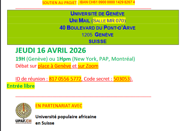 La rançon versée par Haïti à la France Restitution et réparation