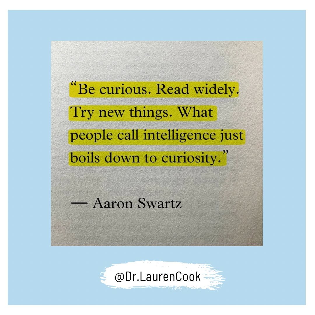 Curiosity is one of my *favorite* words. It opens up all kinds of possibilities. It doesn&rsquo;t assume, judge, or jump to conclusions. It gives people space rather than closing things off. Its expansion. It&rsquo;s admitting we don&rsquo;t know all