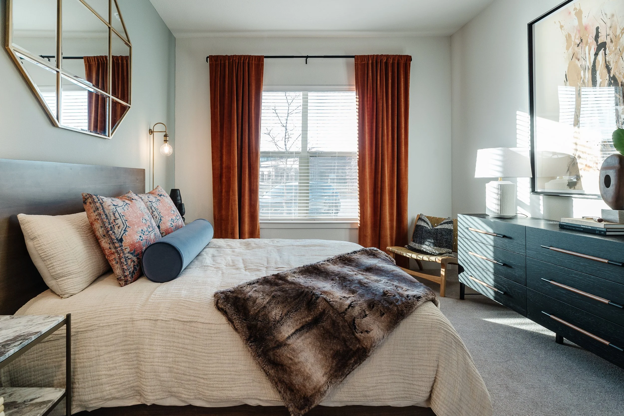 The Mill Old Town - Lewisville - Bedroom - Cozy - Natural Light.jpg