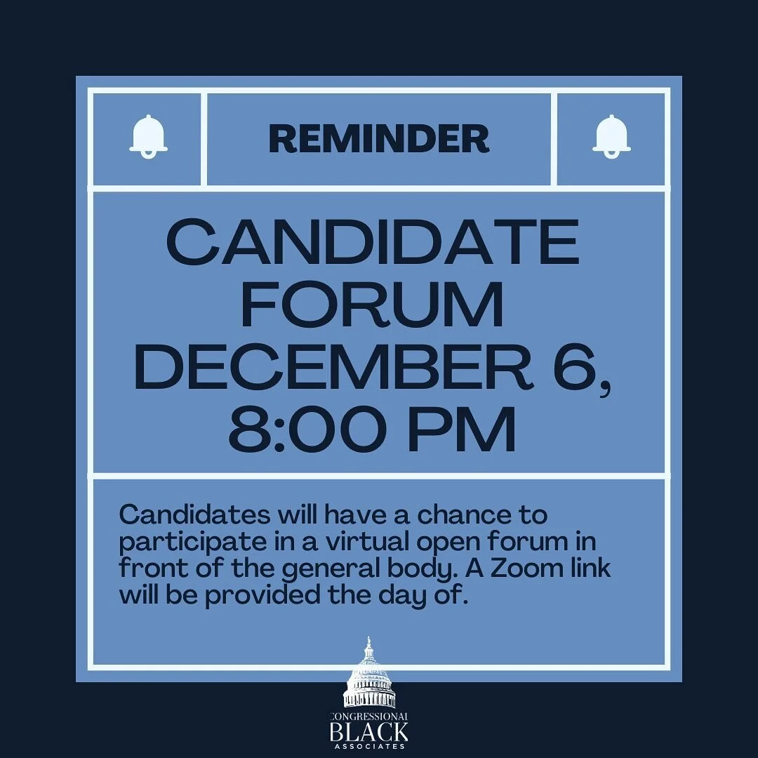 Tune into our candidate forum this Wednesday at 8:00 PM EST! Swipe right to meet the candidates. ➡️

Send all election inquiries to electionscba@gmail.com.