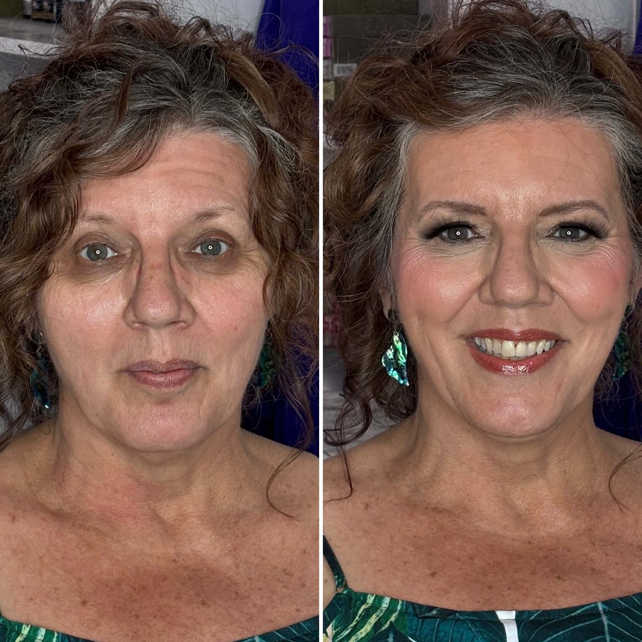 Mature Make-Up Application