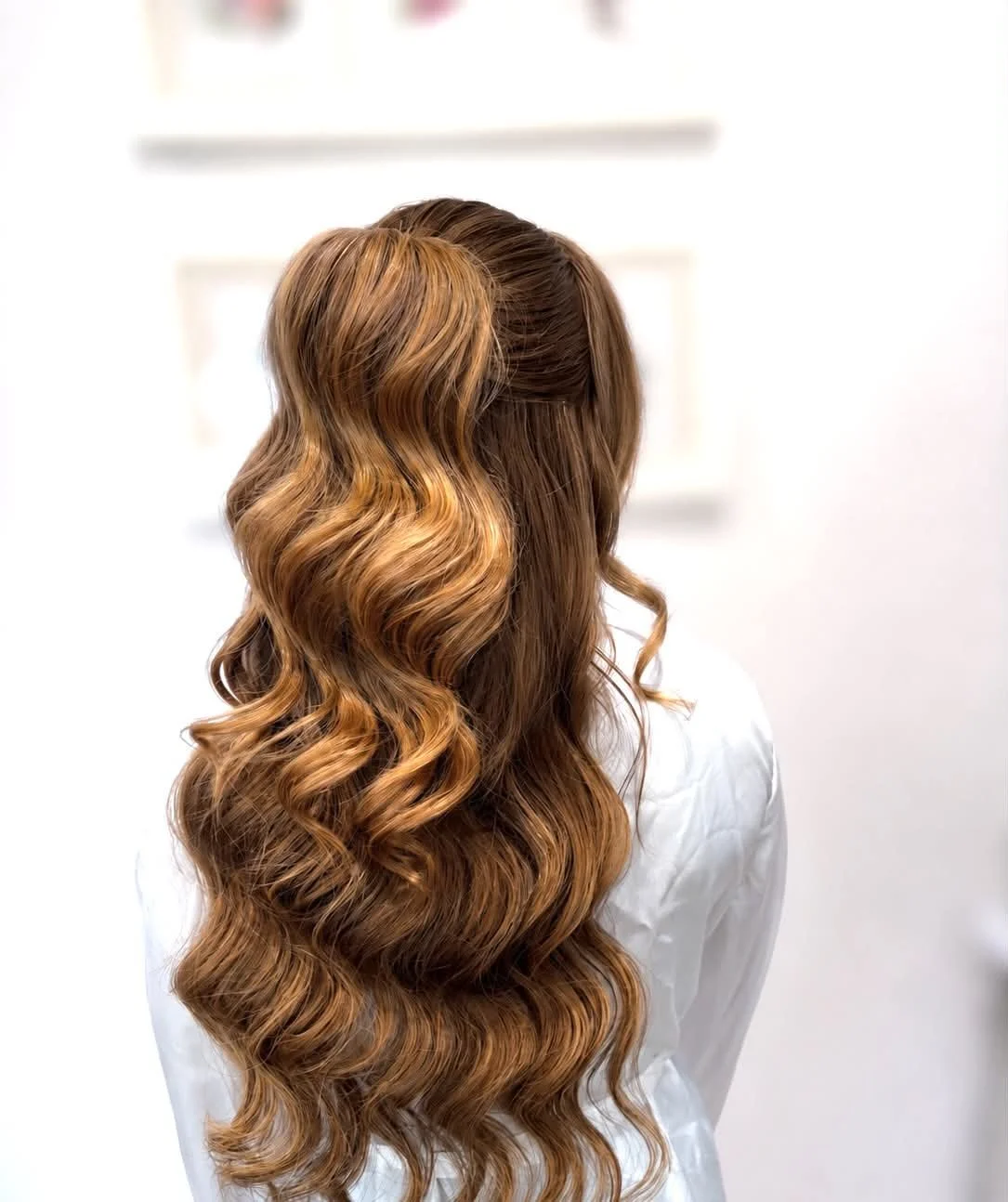Glam Waves Bridal Hair