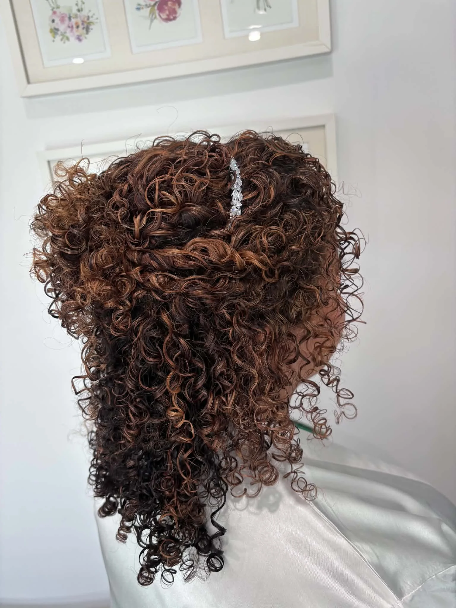 Curly Hair Updo