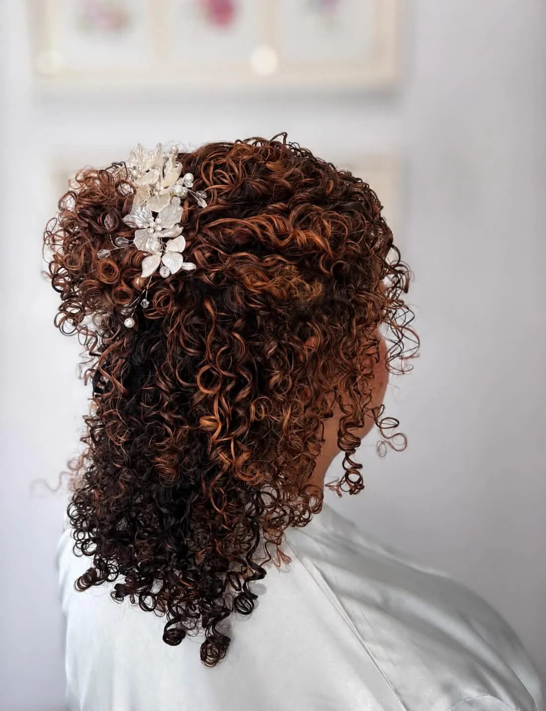 Curly Hair Updo