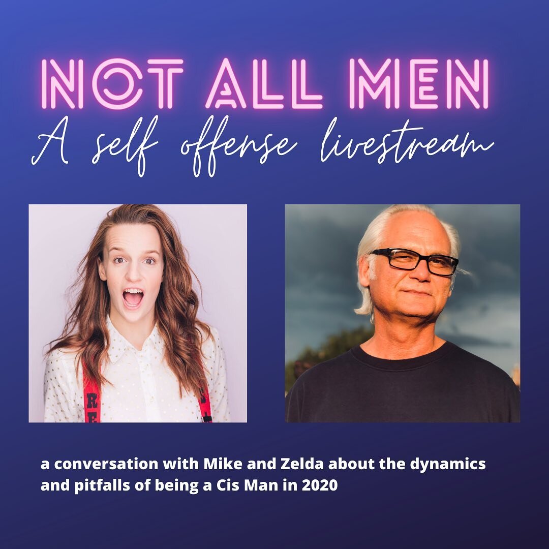 #notallmen Join us for Self Offense&rsquo;s #livestream on Tuesday at 6pm EST!! A #conversation about what it&rsquo;s like for #men in #2020 and what it looks like to be #allies