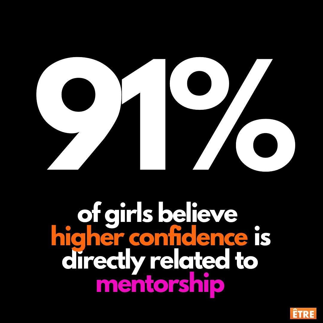 It&rsquo;s true. Simple&hellip;and true.

We did the math, commissioning a new national survey with @ypulseinc - the leading authority on Gen Z - and 91% of girls said they feel higher confidence is directly related to mentorship. 

Yep. The confiden