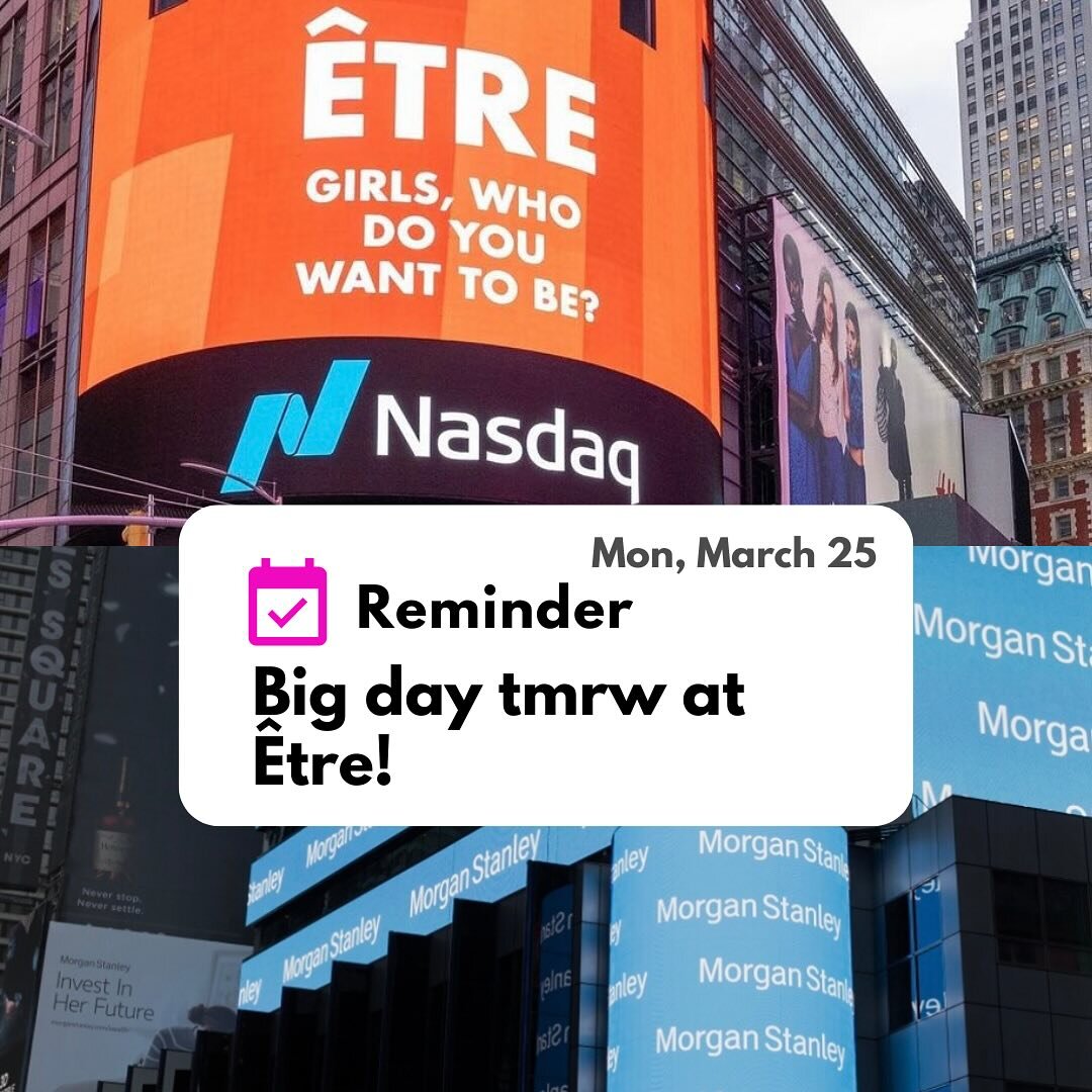 Speaking of #finance mentors - set ur calendars and get ready for some epic career advice! &Ecirc;tre girls are sitting down on Monday for a virtual fireside chat with @nasdaq women in the am and heading live to @morgan.stanley for an afternoon board