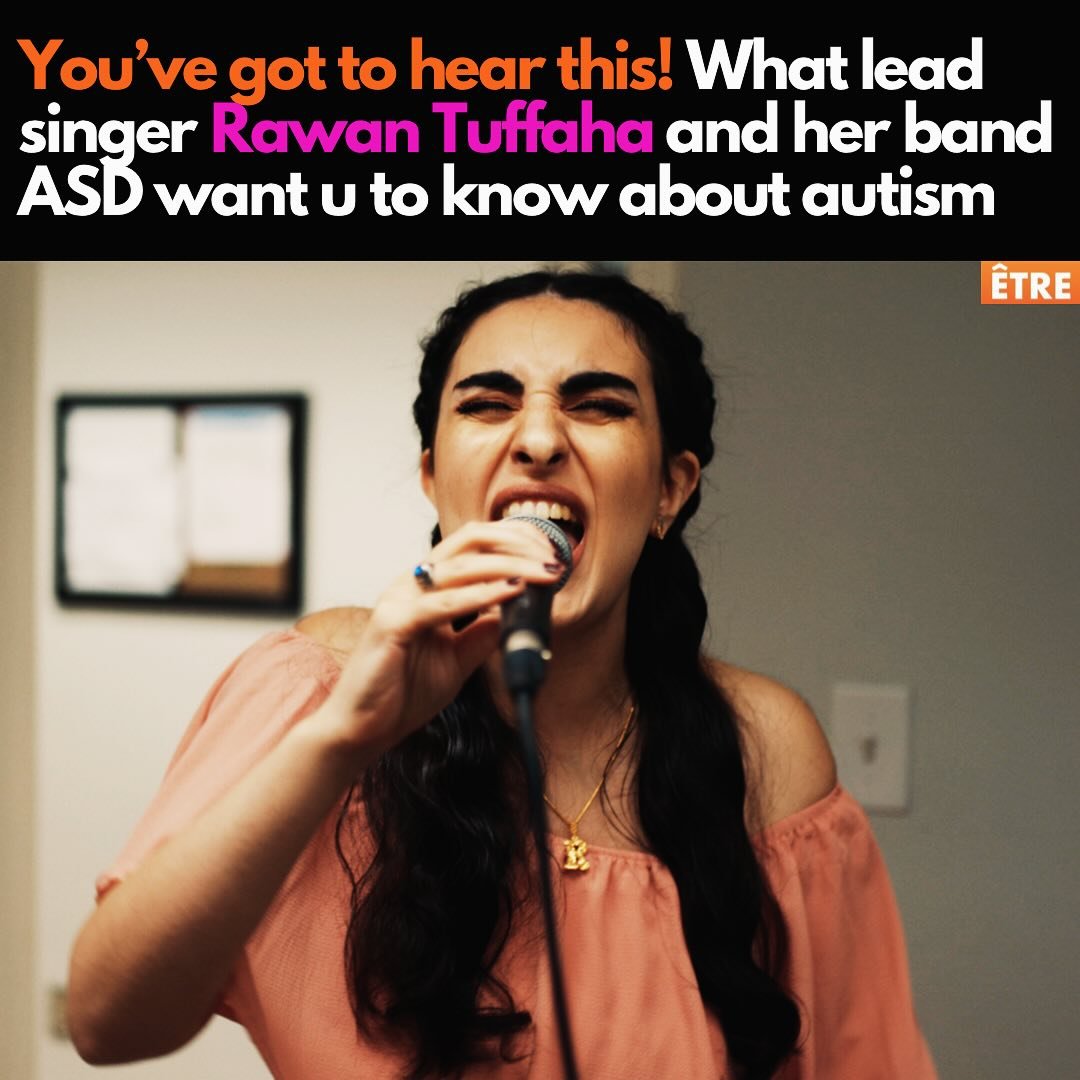 It&rsquo;s #Autism Acceptance Month and &Ecirc;tre sat down with Rawan Tuffaha and the band ASD! With a brand new award-winning documentary just released and a second album on the way, click the 🔗 in our bio to hear their epic music and everything t