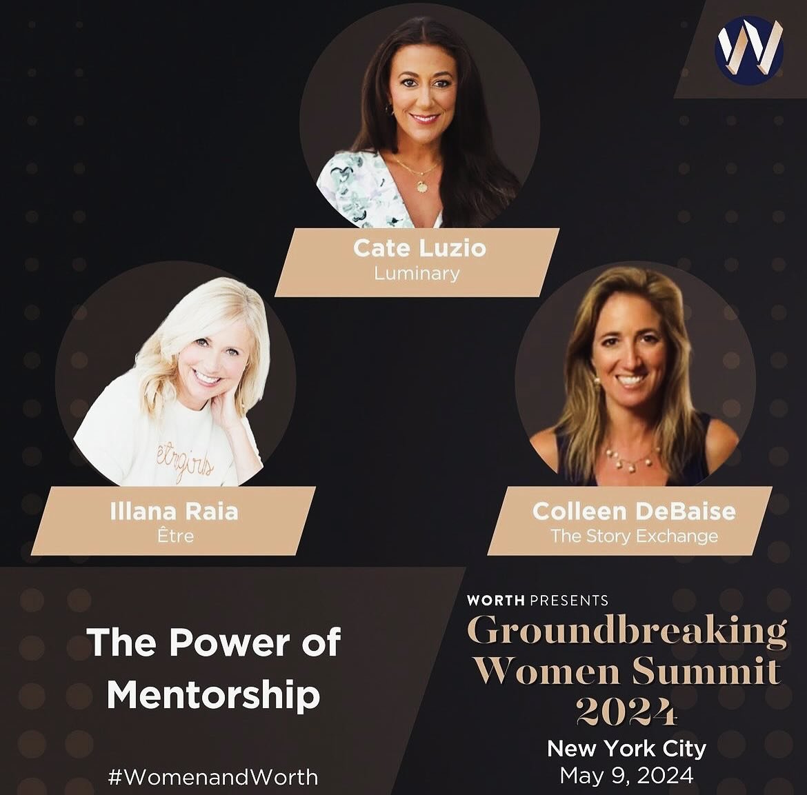 Our founder @illanaraia is going 2 B speaking about THE POWER OF MENTORSHIP with srsly epic mentors @cateluzio and @colleendebaise on May 9th! 🤩

Have a Q about #mentorship, finding a #mentor or how #mentors work in the actual work world? DM us&hell