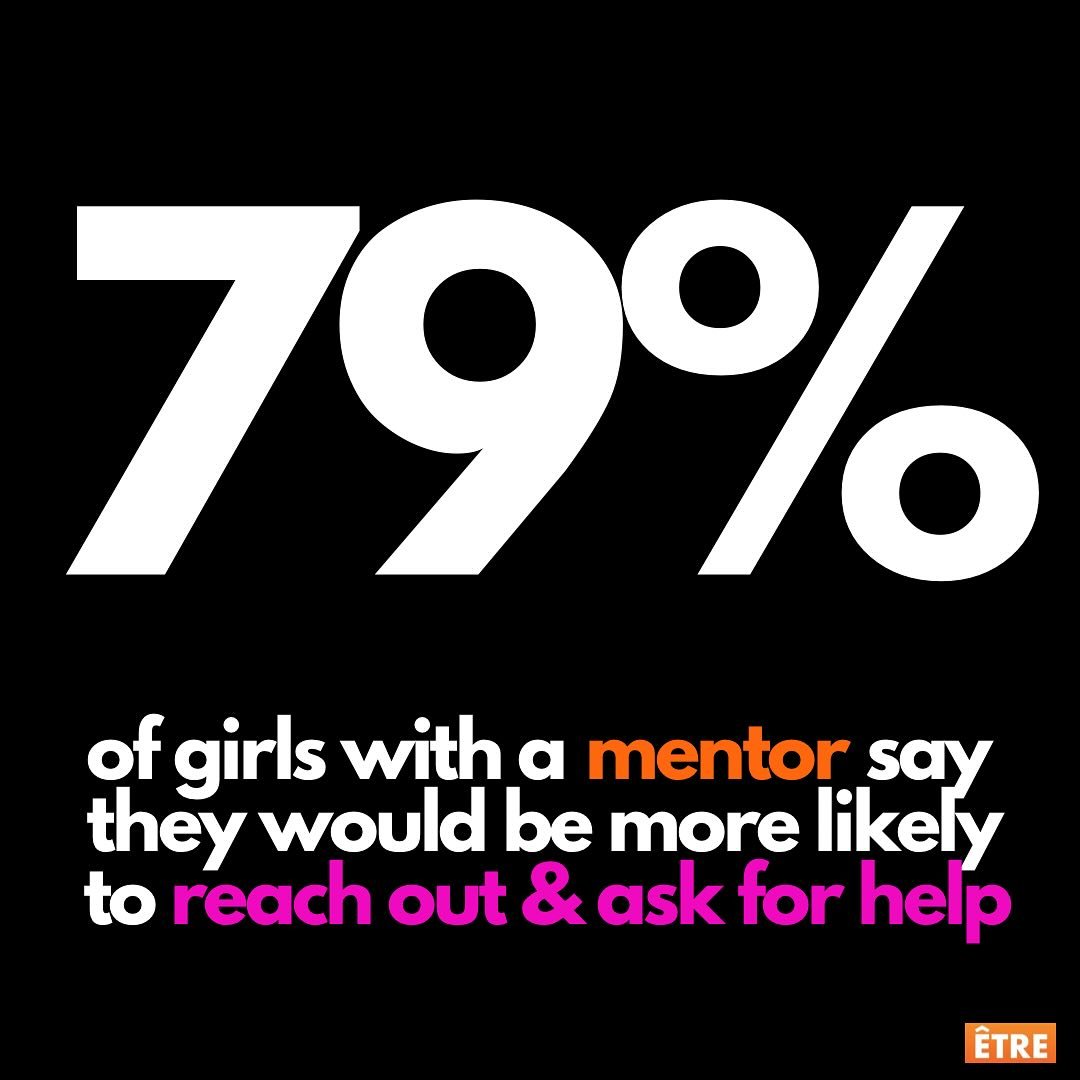 Mental Health Awareness month starts this week, and reaching out for help is key! What do more than 3 out of 4 girls in the U.S. say helps them reach out for help? MENTORS.

Click the 🔗 in our bio to see wayyyyy more stats on #mentorship and #mental