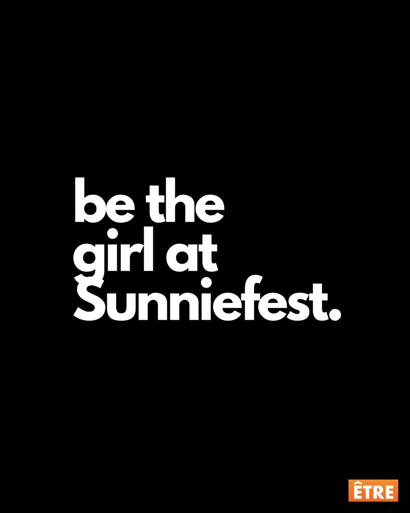 It happened this weekend and &Ecirc;tre girls on the @sunnie Advisory Board couldn&rsquo;t be prouder! We&rsquo;ll be sharing photos from Sunniefest all week &amp; to answer the Q we keep getting (&ldquo;will there be more events like this in the fut