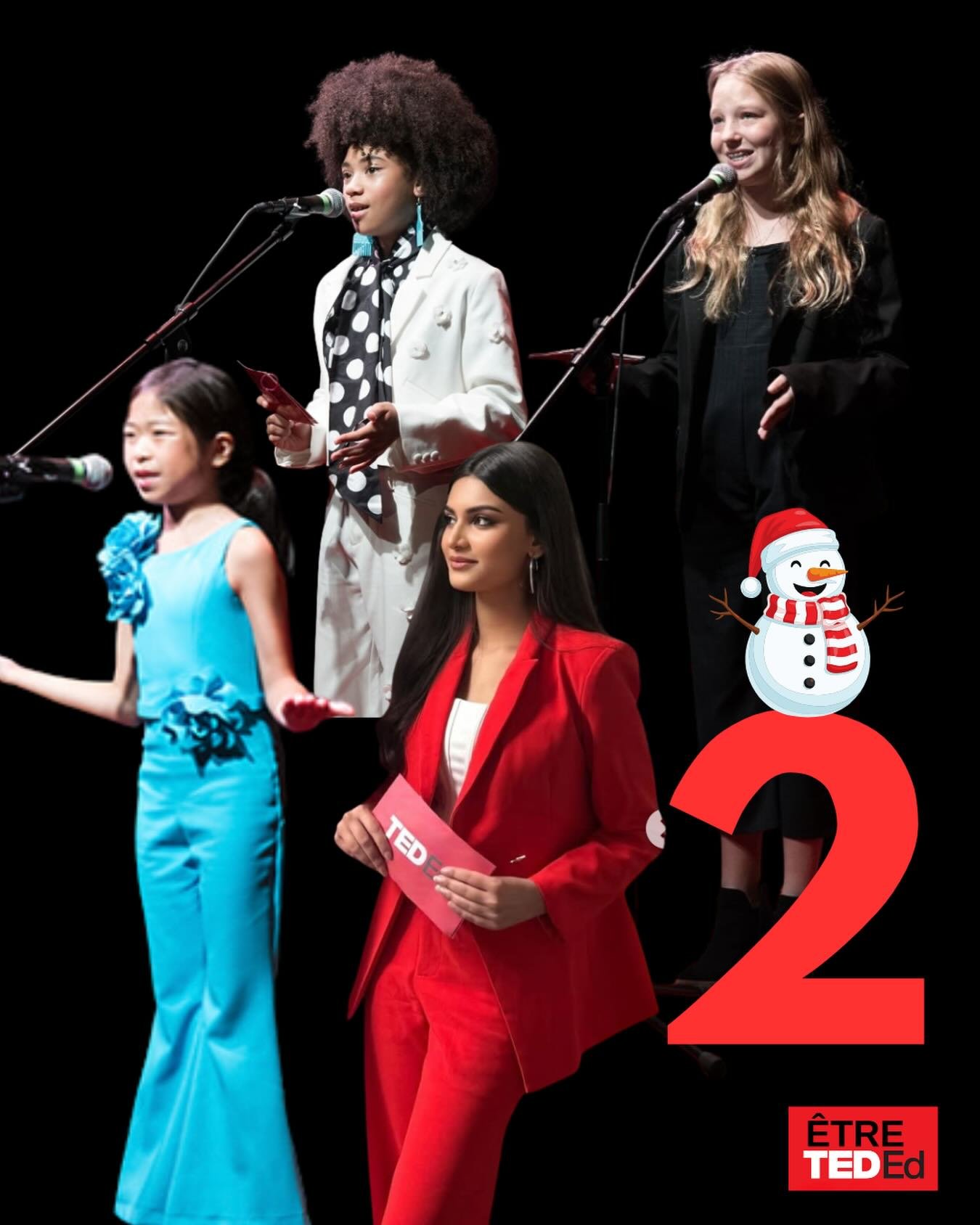 🎺 DAY 2 of our 12 Days of TED-Ed &amp; we&rsquo;re over the moon to spotlight:

🪉 @allison_z_usa making music onstage - mentored by leaders from the @goldenglobefoundation

🤩 @straightfrommyroots giving an ode to her afro - mentored by the @isima 