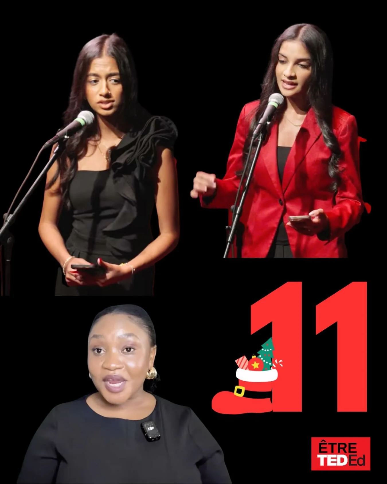 🎊 DAY 11 of our 12 Days of TED-Ed and we&rsquo;re counting down to the new year with speakers like:

💕 @hena.lad07 clarifying the facets of comparison culture and how it affects Gen Z - mentored by @hugimals founder @mkhid 

💪🏽 @tanya_shah25 shin