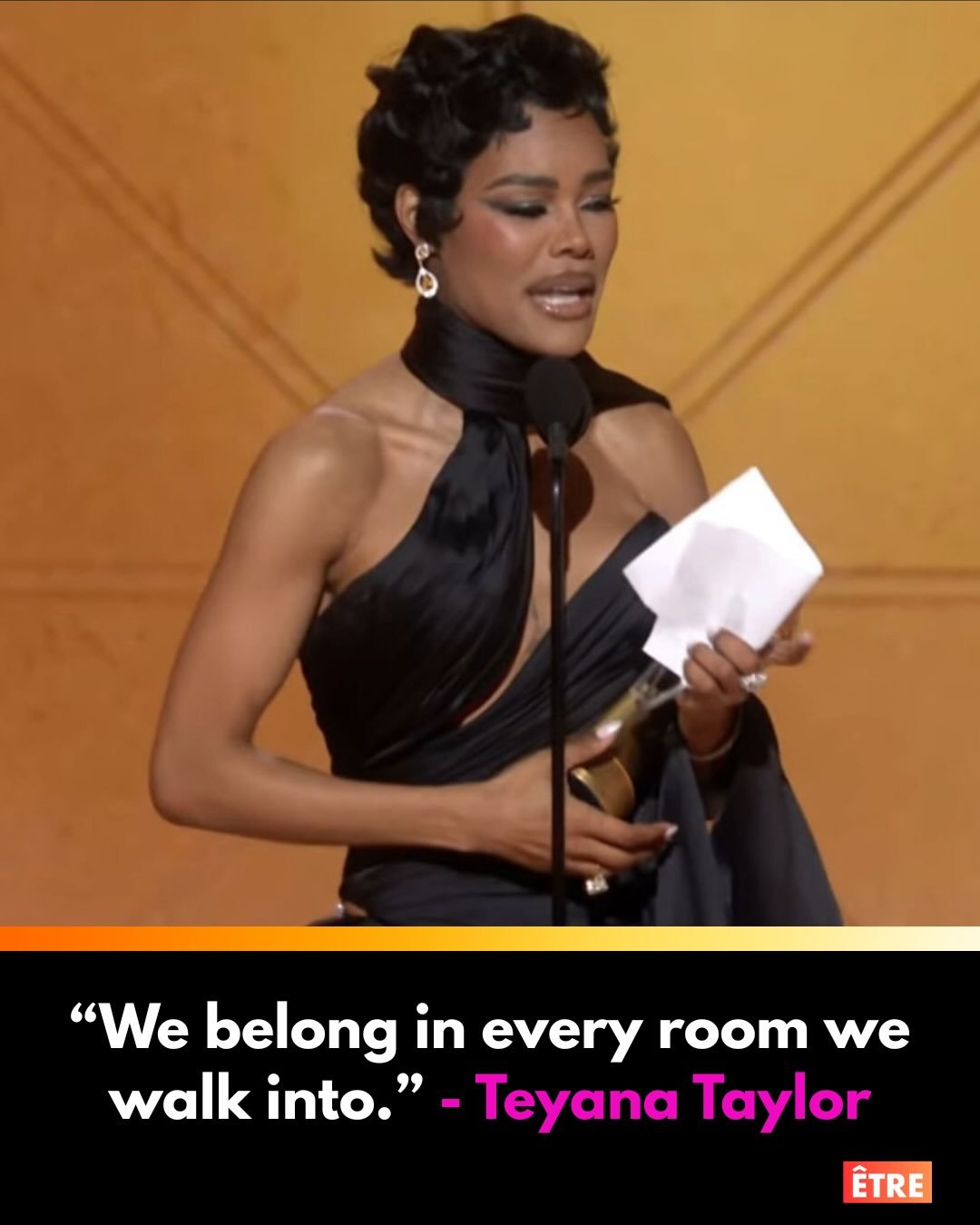 A few takeaways from tonight&rsquo;s @goldenglobes, in the order the awards happened&hellip; 🏆 Our favorite speech? The very first of the night when Teyana Taylor looked into the camera and said:

&ldquo;To my brown sisters and little brown girls wa