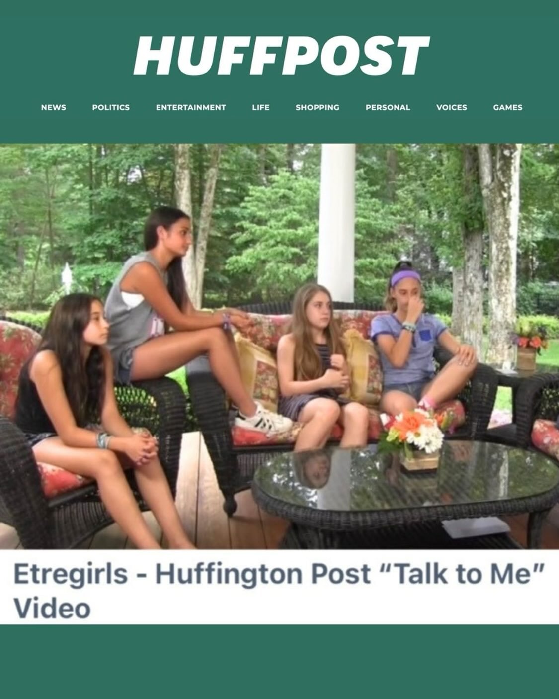 Bringing back 2016? We&rsquo;re in.🤩 

In 2016 we had JUST LAUNCHED and found ourselves on our founder&rsquo;s front porch filming a &ldquo;Talk to Me&rdquo; video for @huffpost! &Ecirc;tre was 6 weeks old on the day we filmed. 🧡

The iconic role m