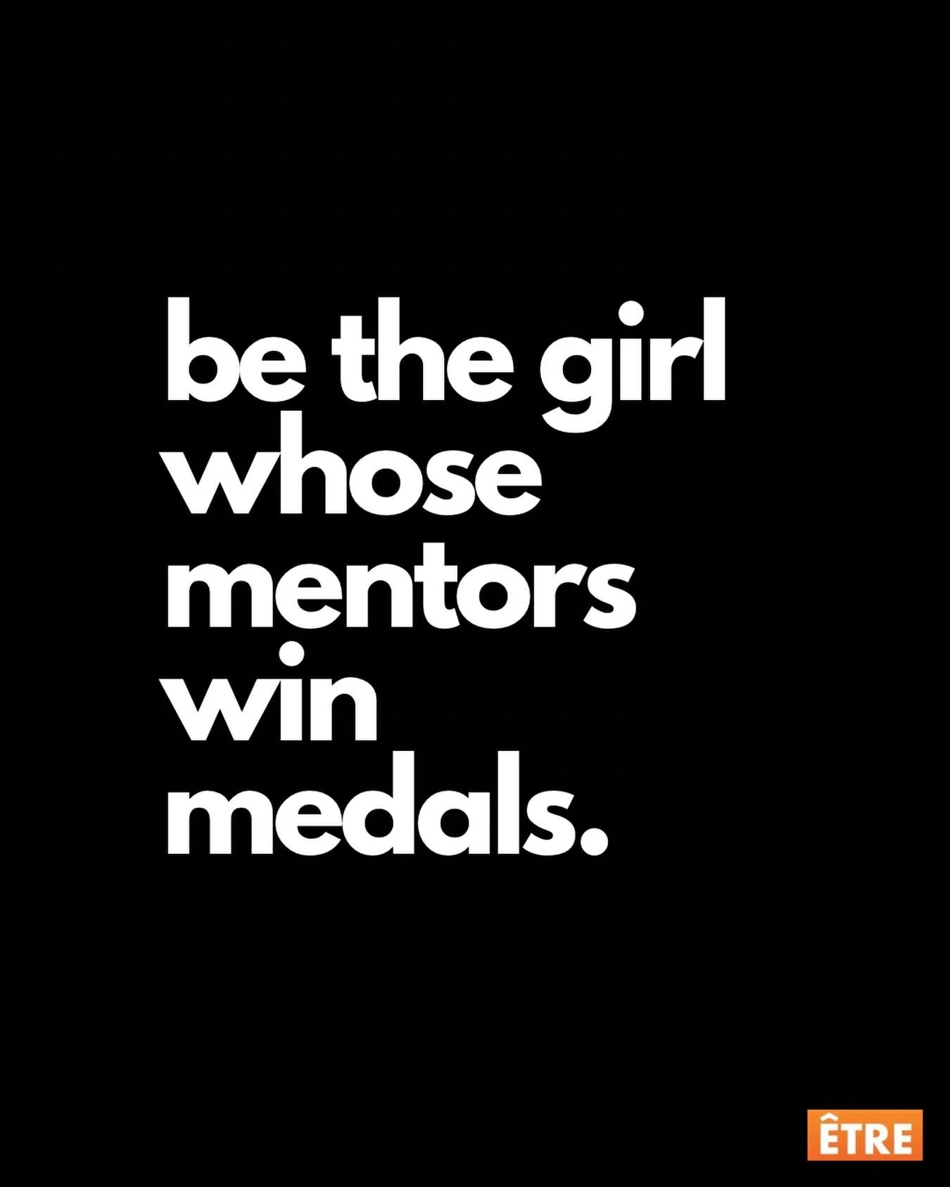 So many mentor moments in the Olympics right now&hellip;and we&rsquo;re here for every one of them! 🥇

#mentorship #olympics #whodoyouwanttobe #mentorsmatter #etregirls