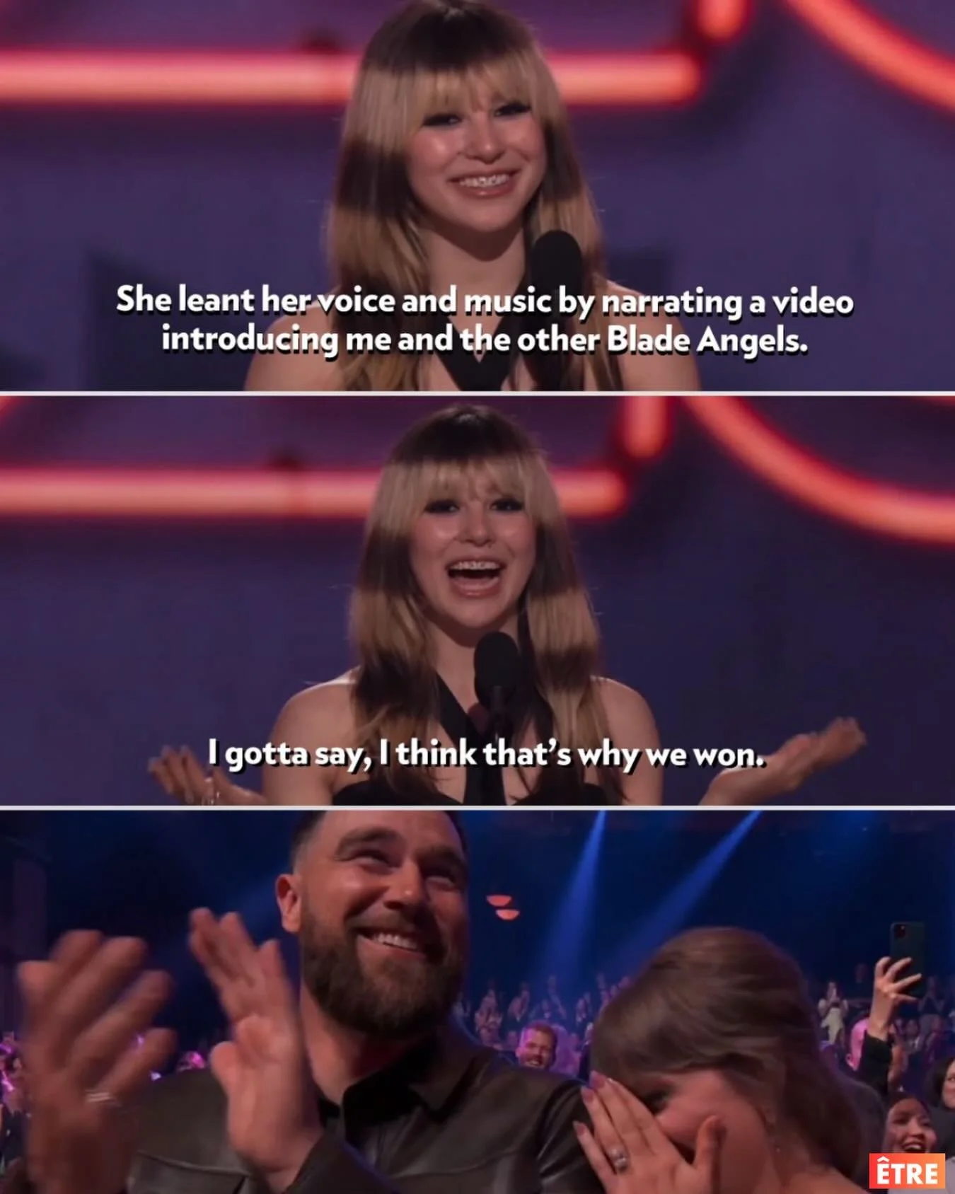 More gold medal moments we loved from last night&hellip;✨

📸 @people 

#alysaliu #taylorswift #iheartawards #whodoyouwanttobe #etregirls