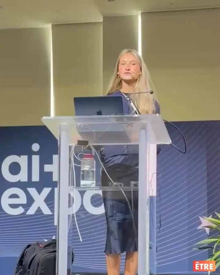 In the midst of all the NYC birthday fun, we were THRILLED to have 3 &Ecirc;tre members present their aiEDU projects on stage this weekend at the 2026 AI+EXPO in Washington, DC! 

Check out brief clips from Addison (CT), Emily (NJ) and Riva (MA) as t