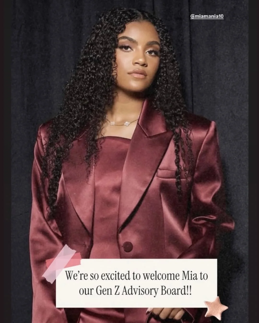 Big announcement - meet the newest member of the @sunnie Gen Z Advisory Board&hellip;Mia Rodriguez! 🤩 This Gen Z fashion content creator, model and founder of D.I.M.E.S (Dreaming &bull; Inspiring &bull; Moving &bull; Evolving &bull; Soaring), an inc