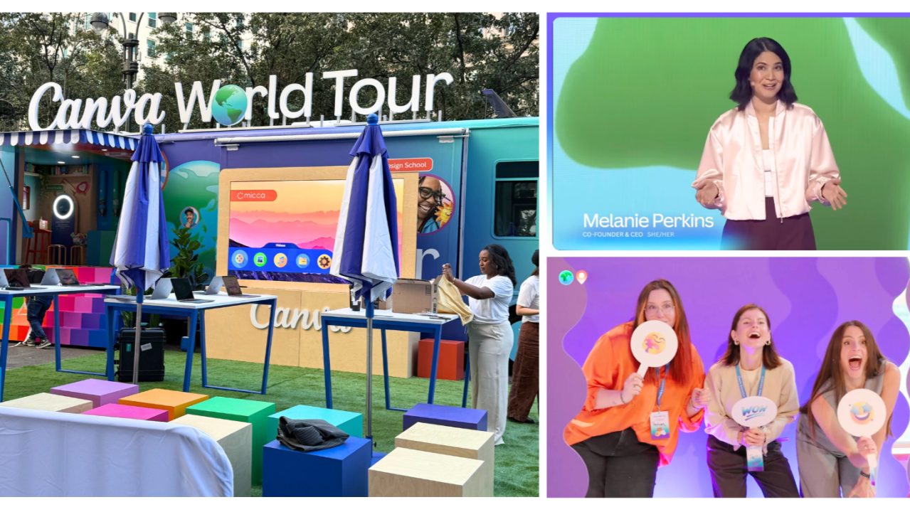 Celebrating Gen Z Nostalgia and Creativity on Canva’s World Tour