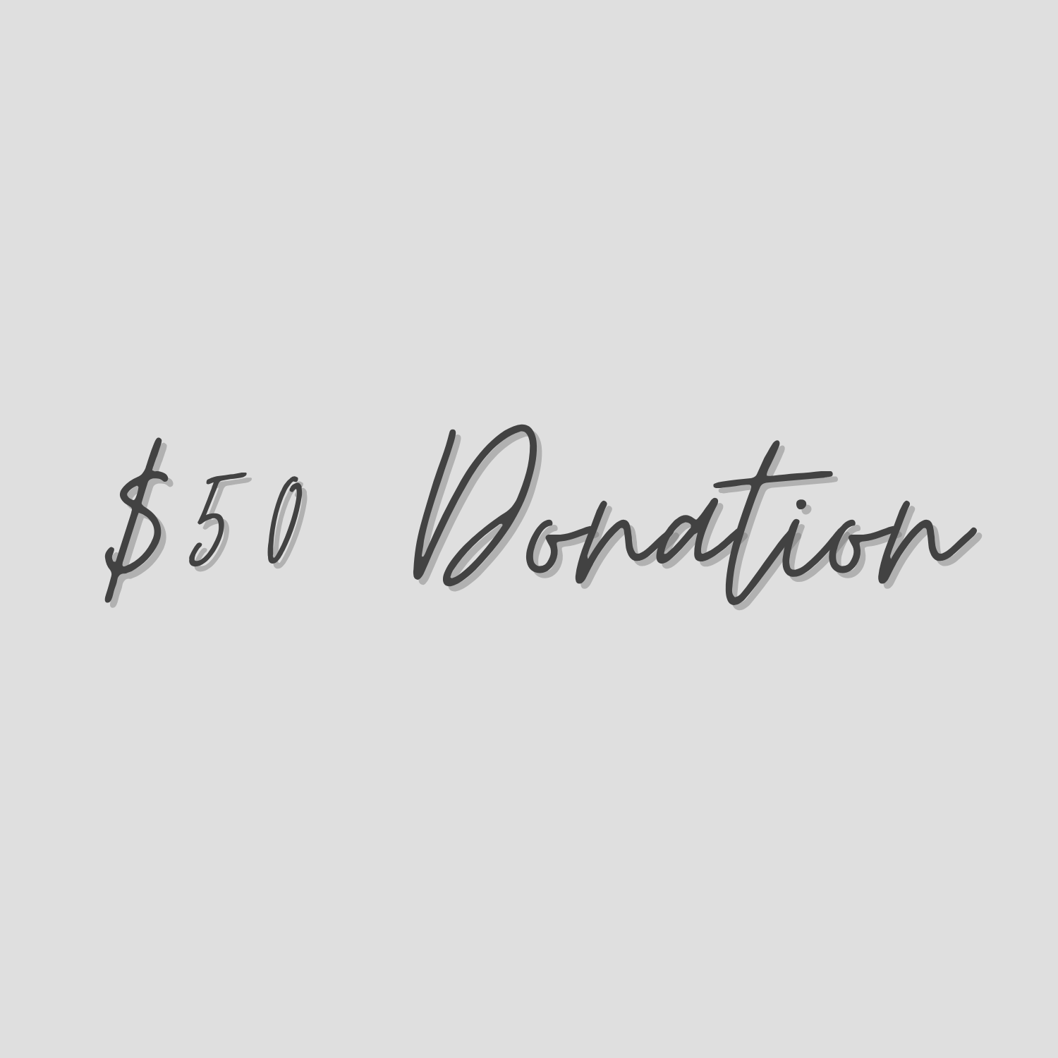 $50 Donation