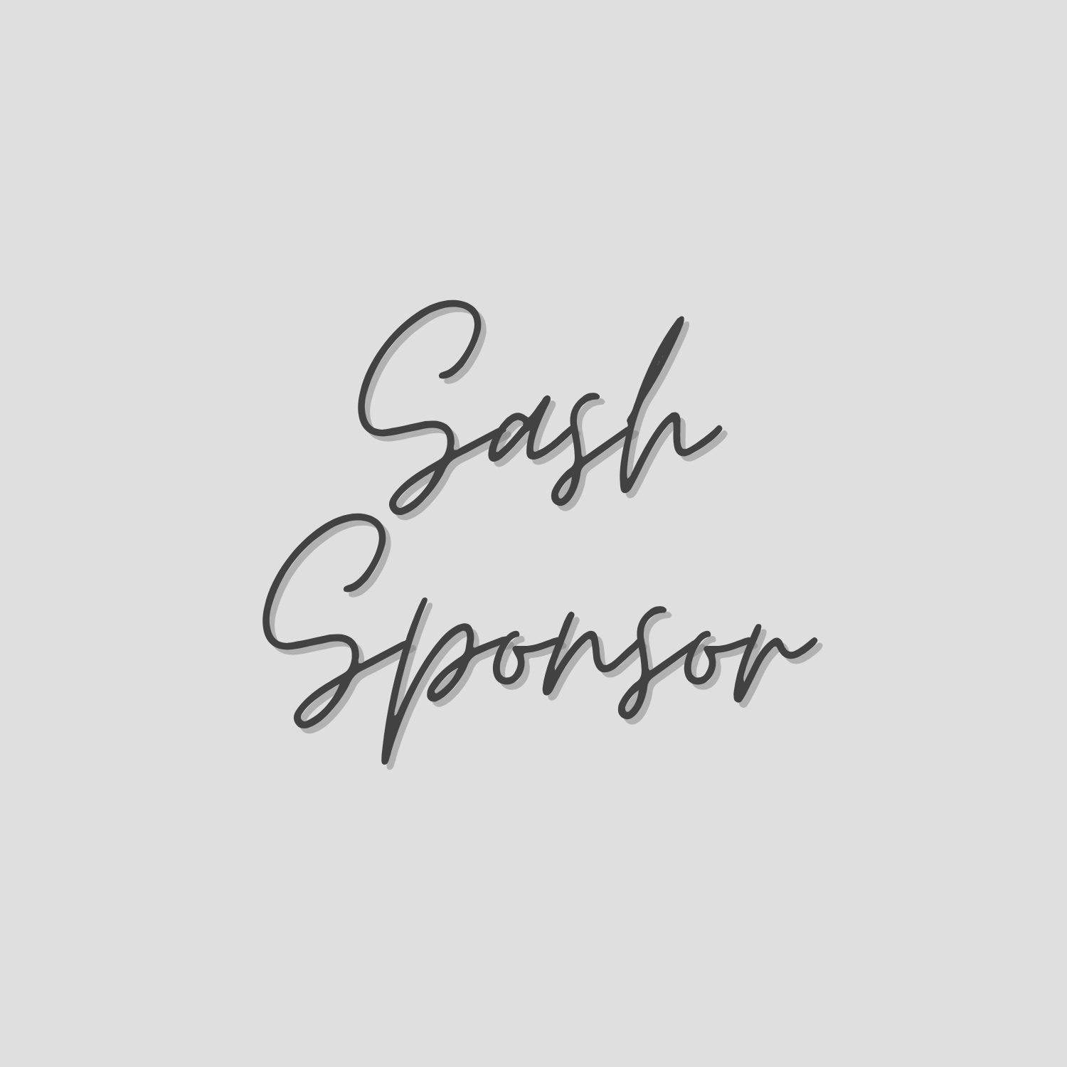 Title Sash Sponsor