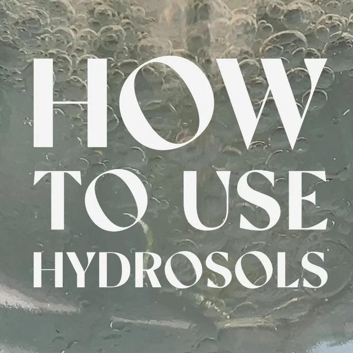 Just a few of the ways you can use hydrosols in your daily skincare routine.  #hydrosols #distillery #botanicalskincare #floralwaters #hydrosoldistillation #botanicaldistillation #distillation