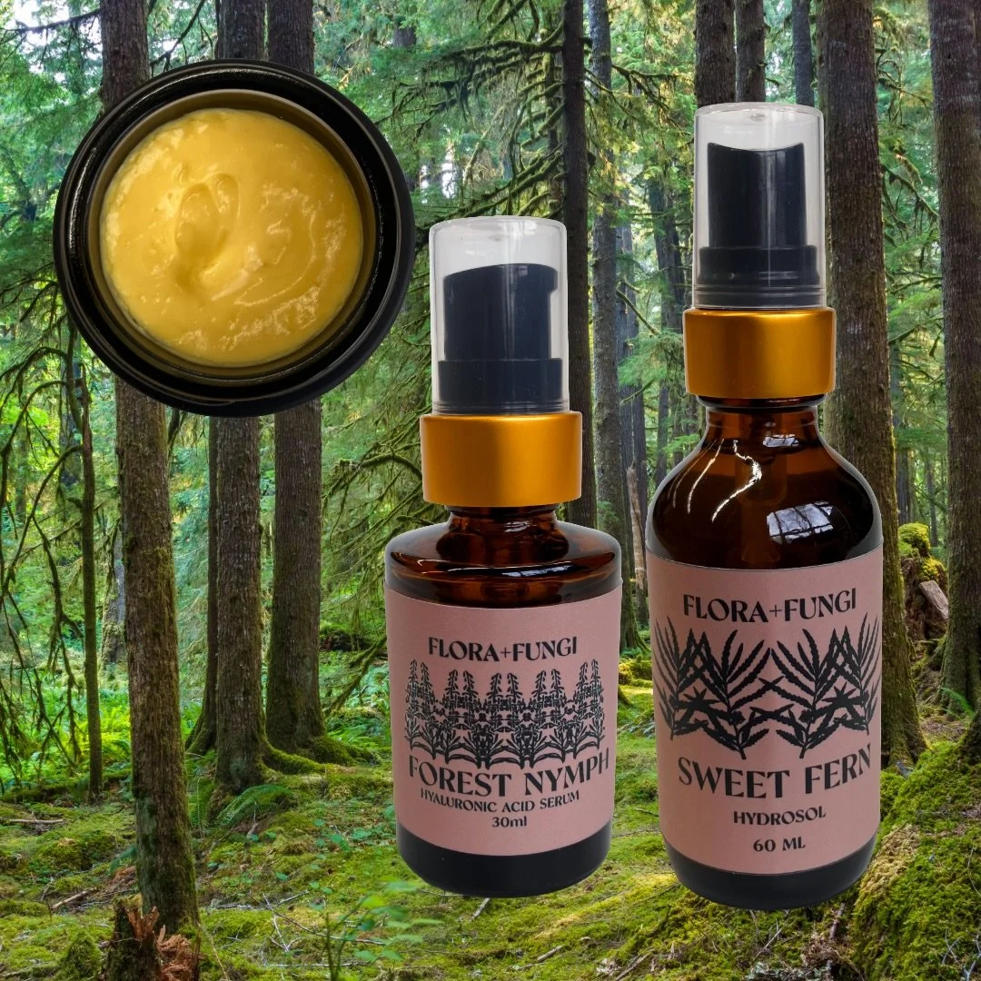 Ready to try our skincare but not sure where to start? This is the gift set for you! This set contains our three most popular and longest running products- Sweet Fern Hydrosol (our first product we launched over 7 years ago! ), Sunshine Youth Cream (