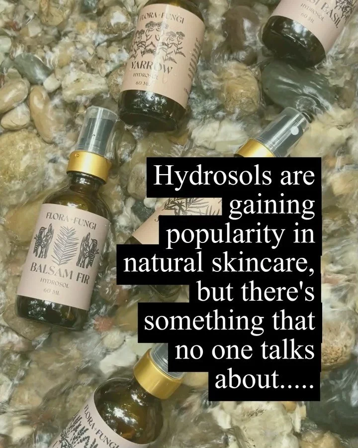 Hydrosols are gaining popularity in natural skincare, but there&rsquo;s something no one talks about&hellip;.

Not all hydrosols are created equal&hellip;.. let me explain&hellip;.

Many hydrosols sold by big companies are a by-product of essential o