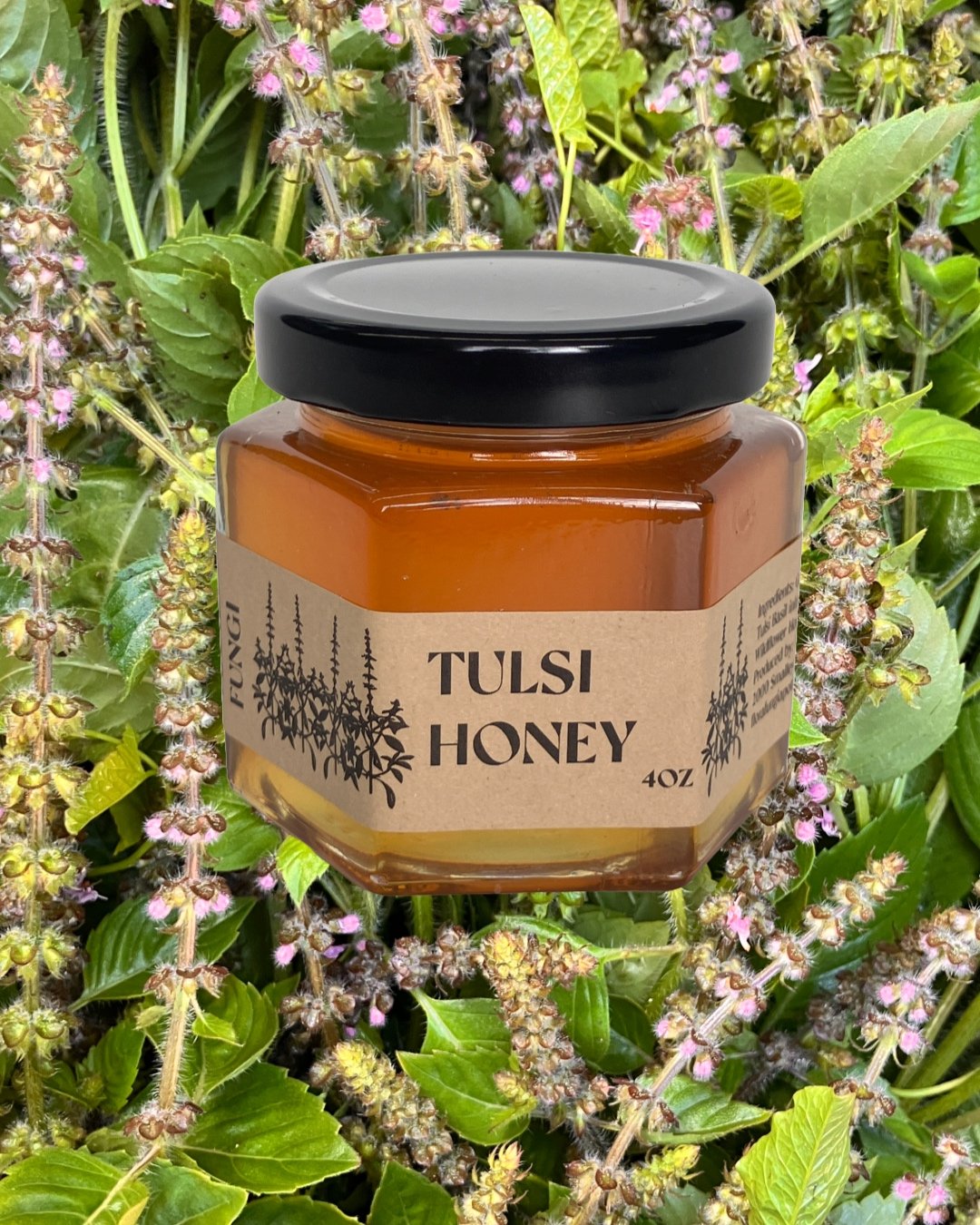 Tulsi-Infused Michigan Wildflower Honey