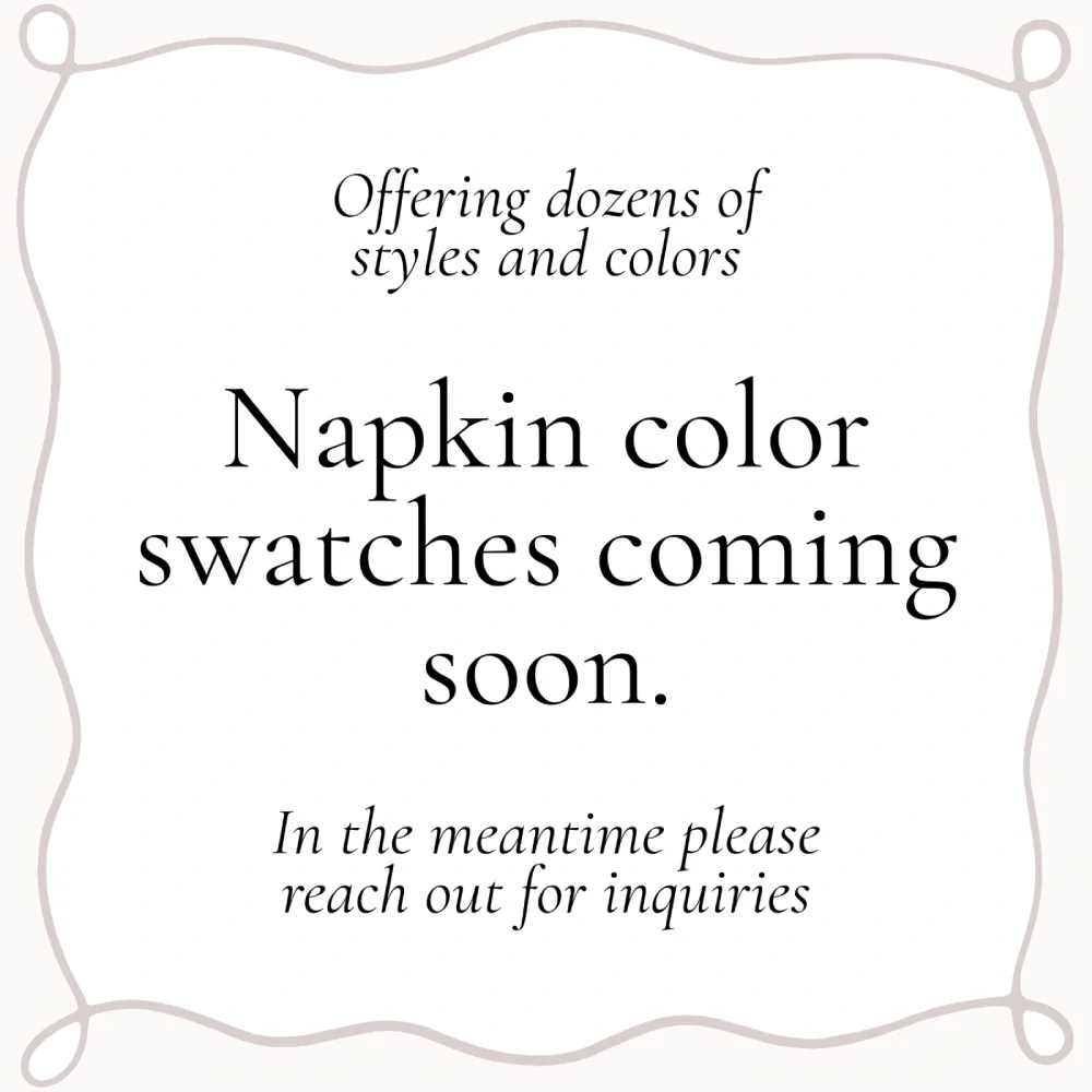 Additional swatches
coming soon