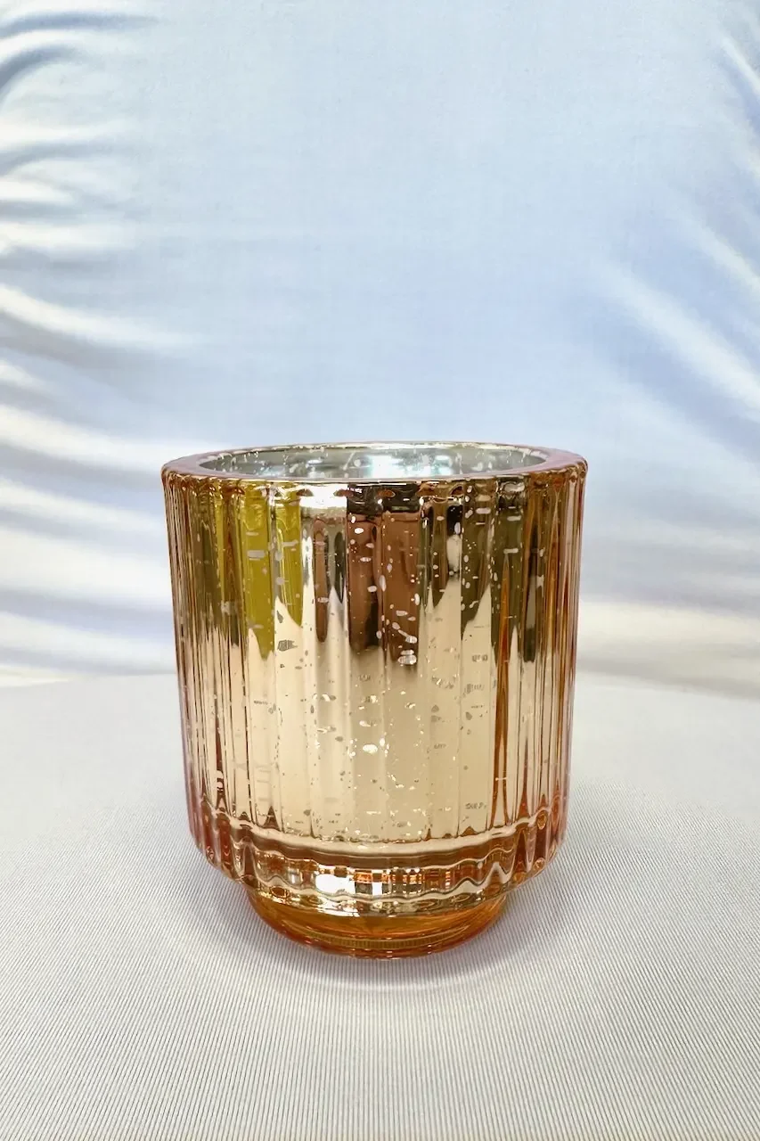 
Mercury glass votives