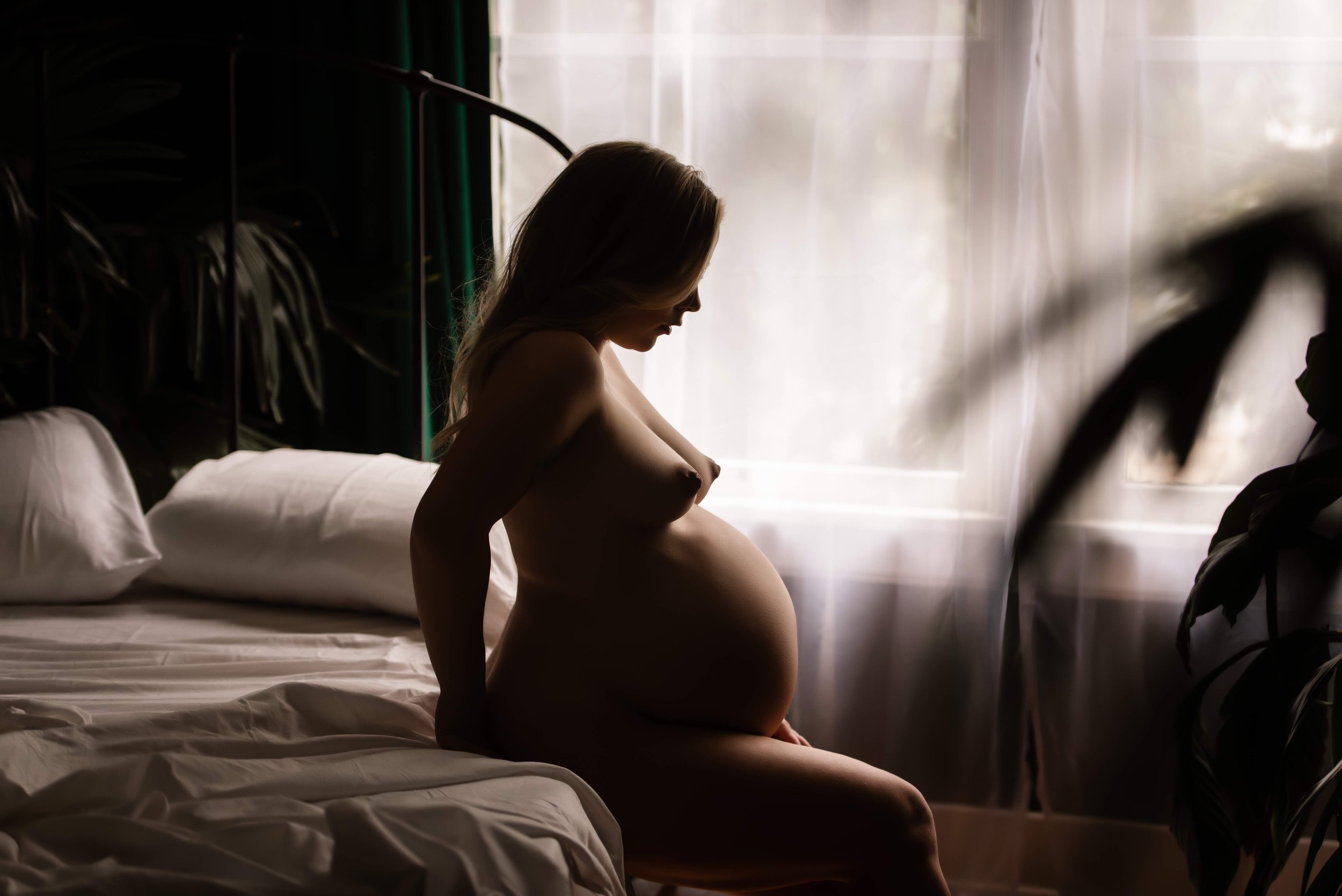 Photography By Blush | Maternity Boudoir | Seattle Boudoir | The Seattle Warehouse | Boudoir 