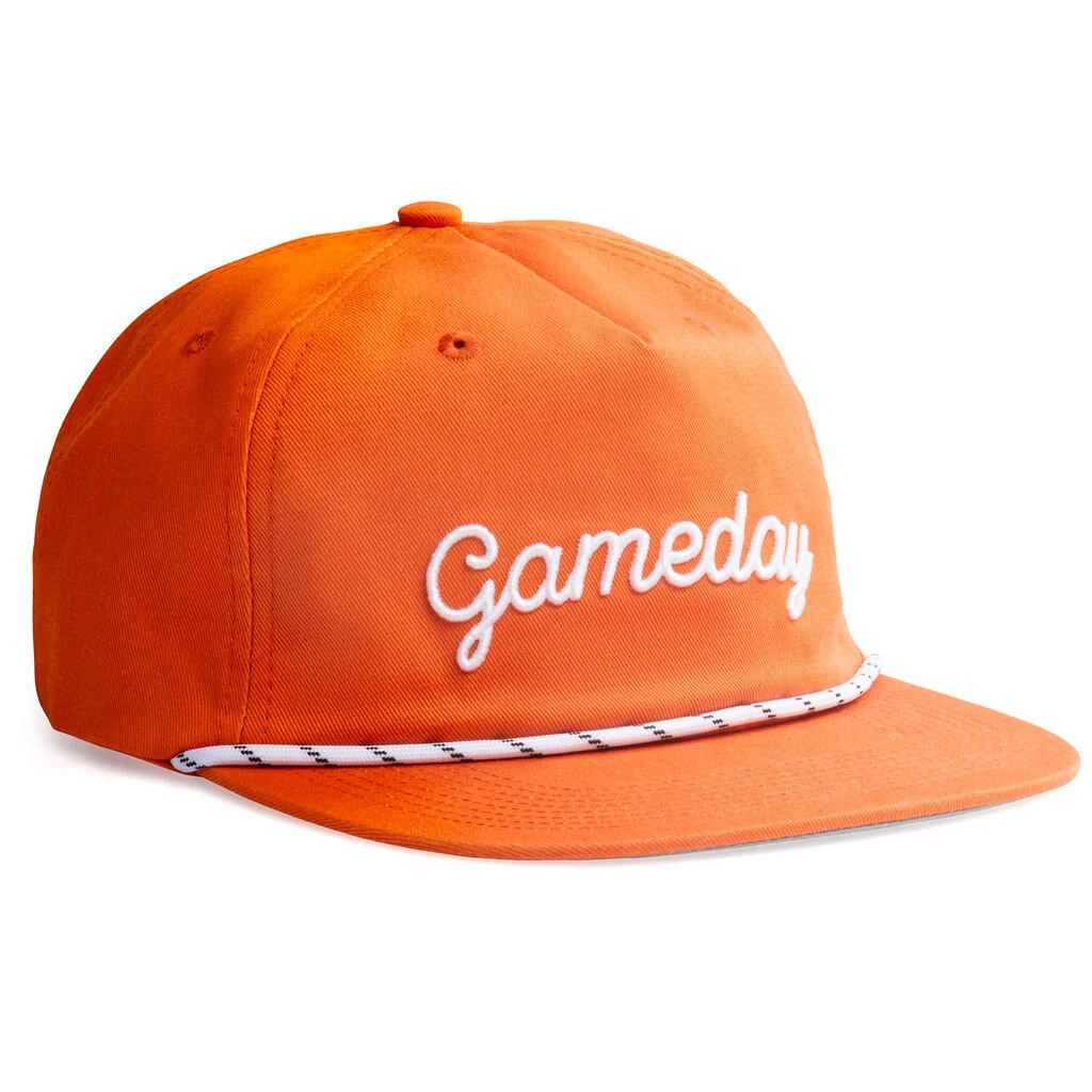 Gameday Rope Hat - Orange — Gameday Retro