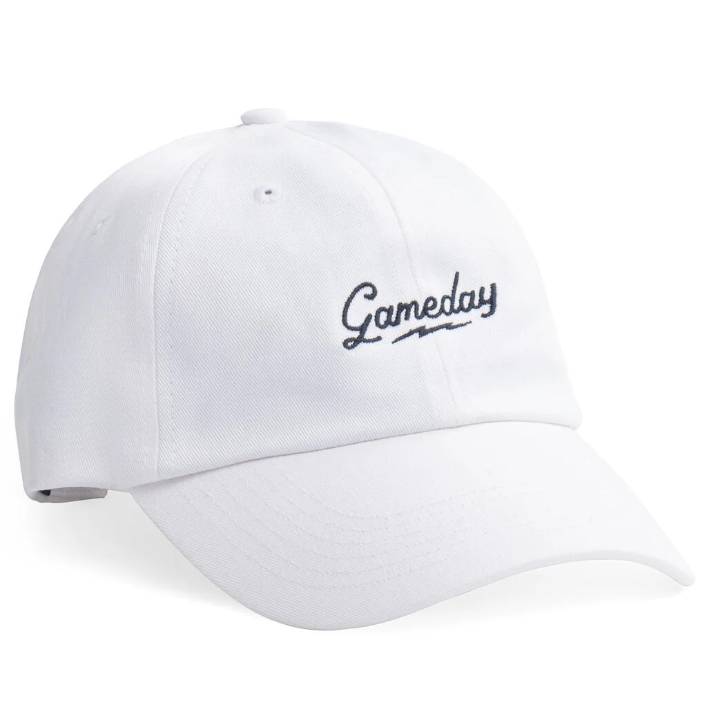 Gameday Dad Hat - White — Gameday Retro