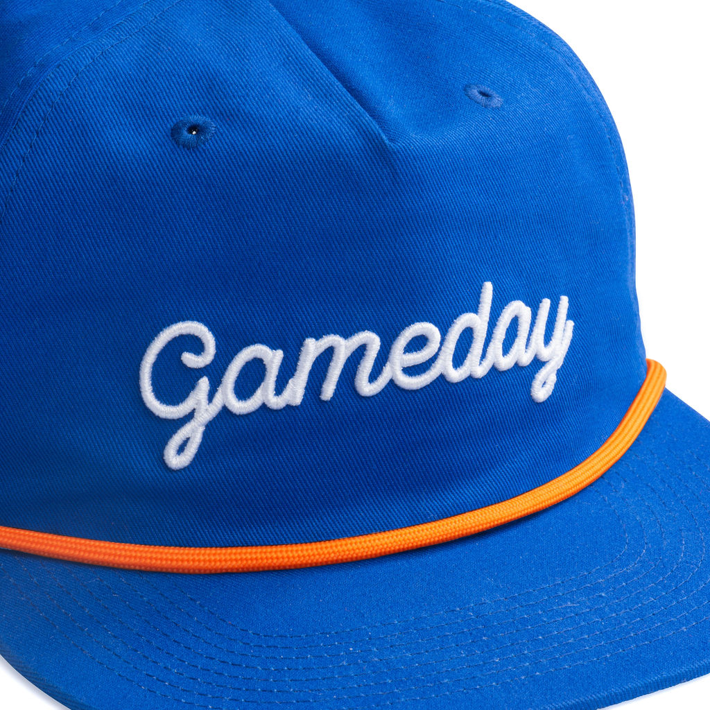 Gameday Rope Hat - Royal/Orange 