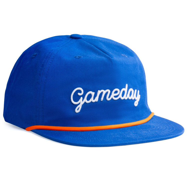 Gameday Rope Hat - Royal/Orange 