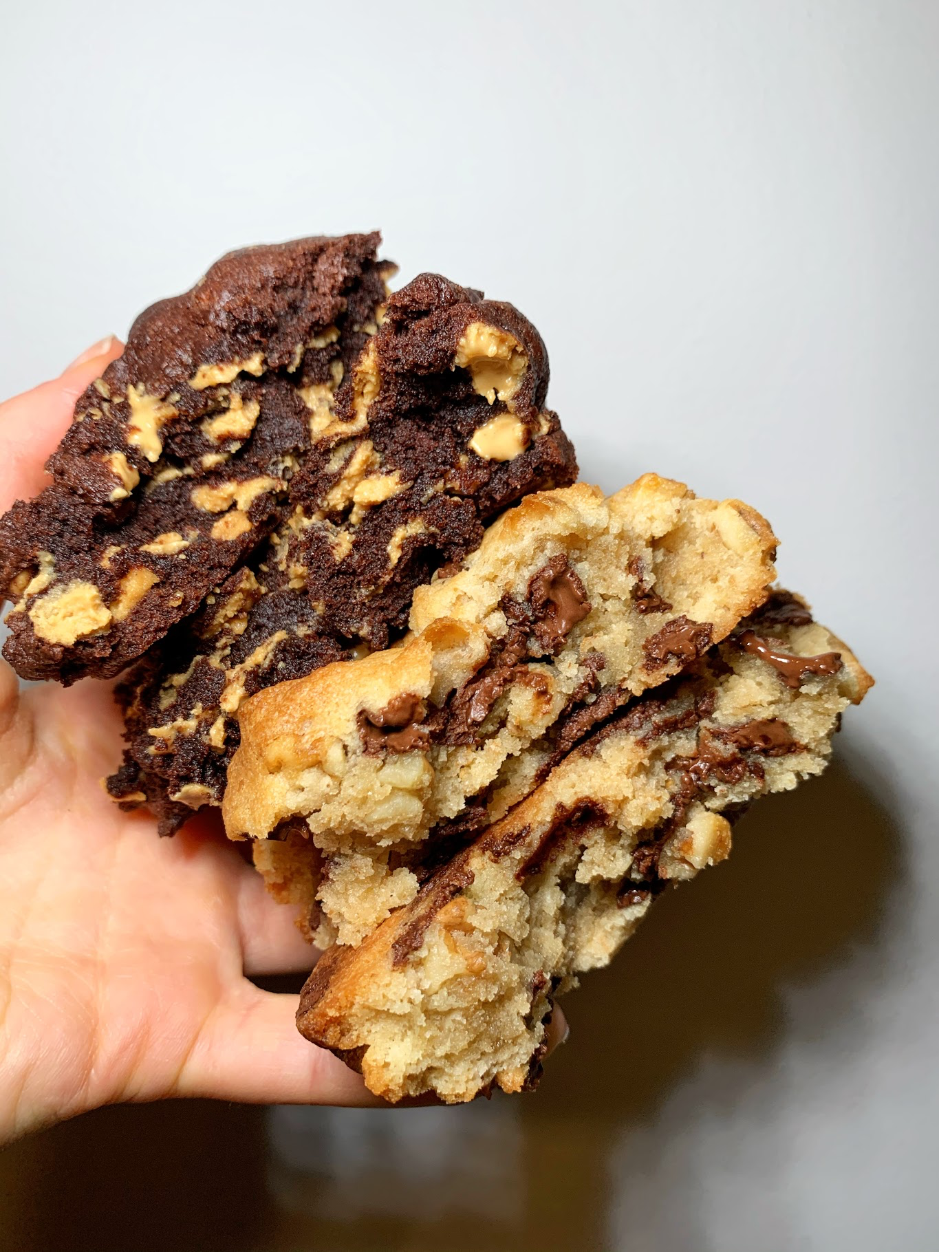 Dark Chocolate and Peanut Butter/ Chocolate Chip