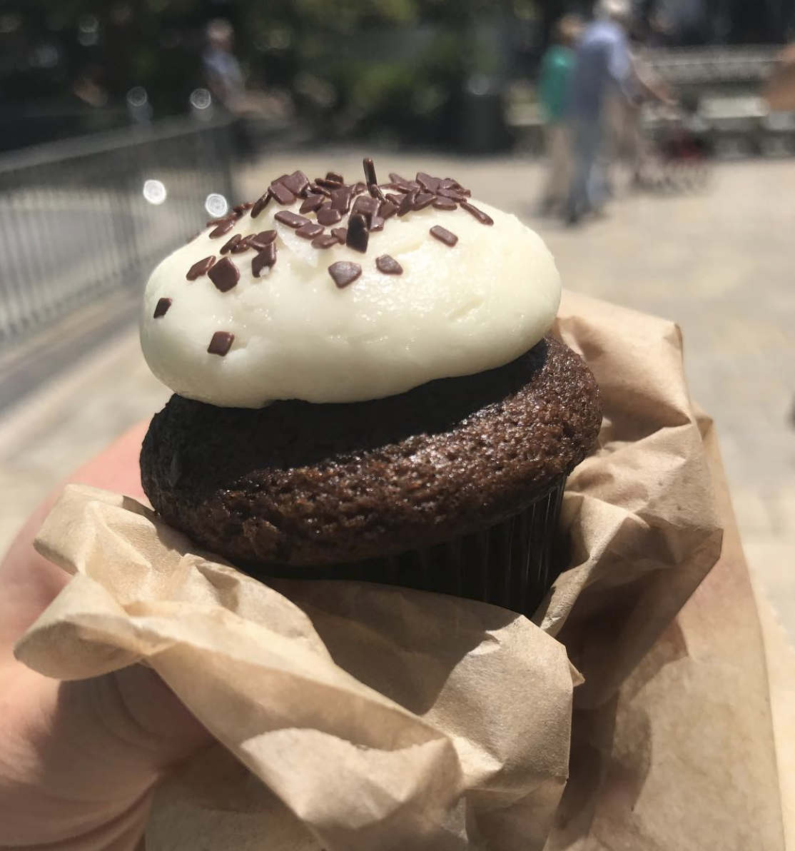 Chocolate Cupcake with Vanilla Frosting