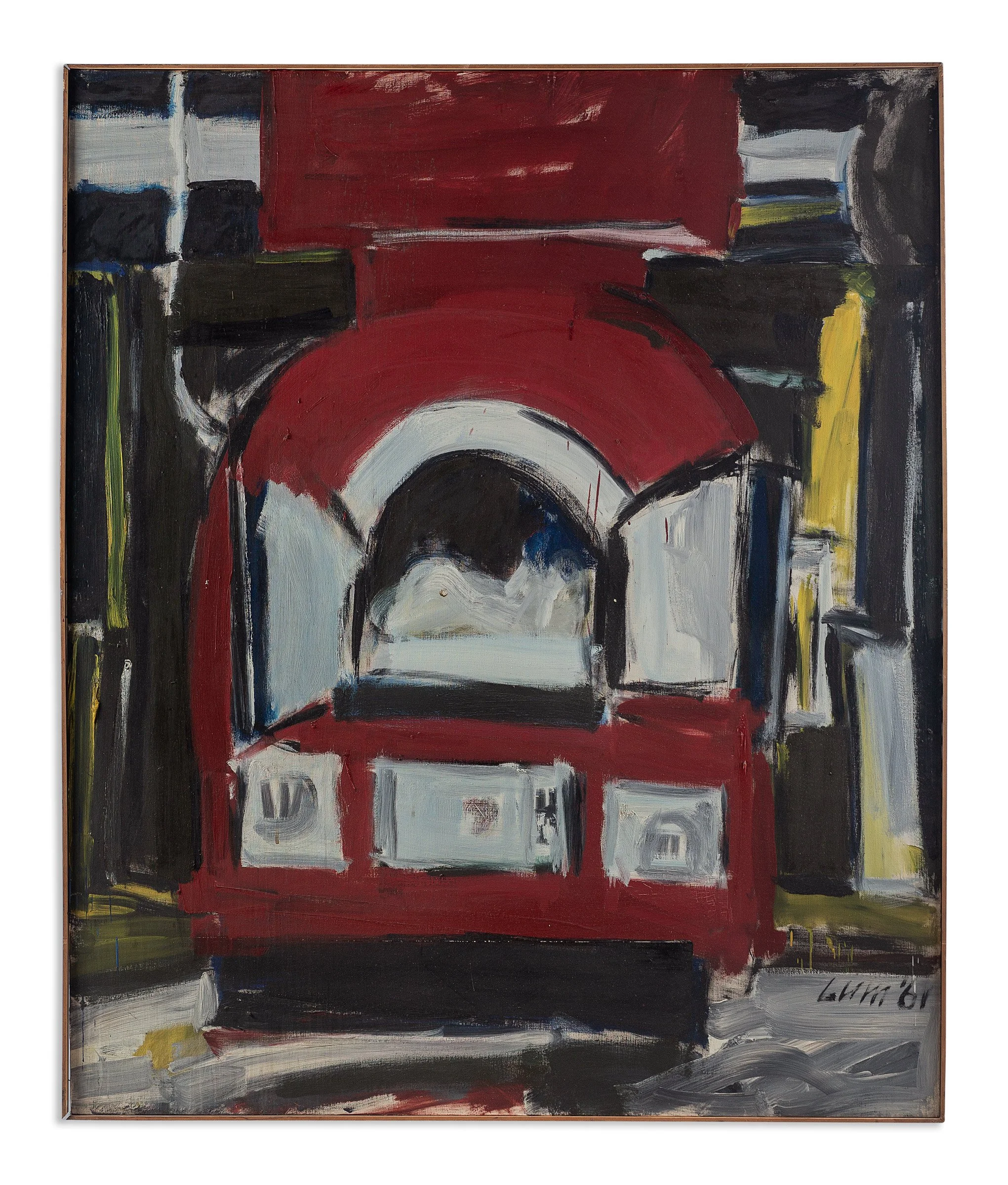 Oven II, 1961
Oil on canvas
70.75 x 58.75 in 
