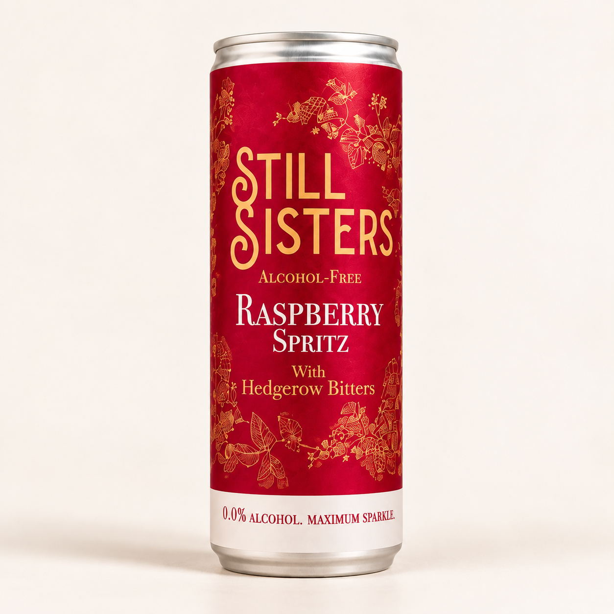 Still Sisters Alcohol-Free Raspberry Spritz – Pack of 4