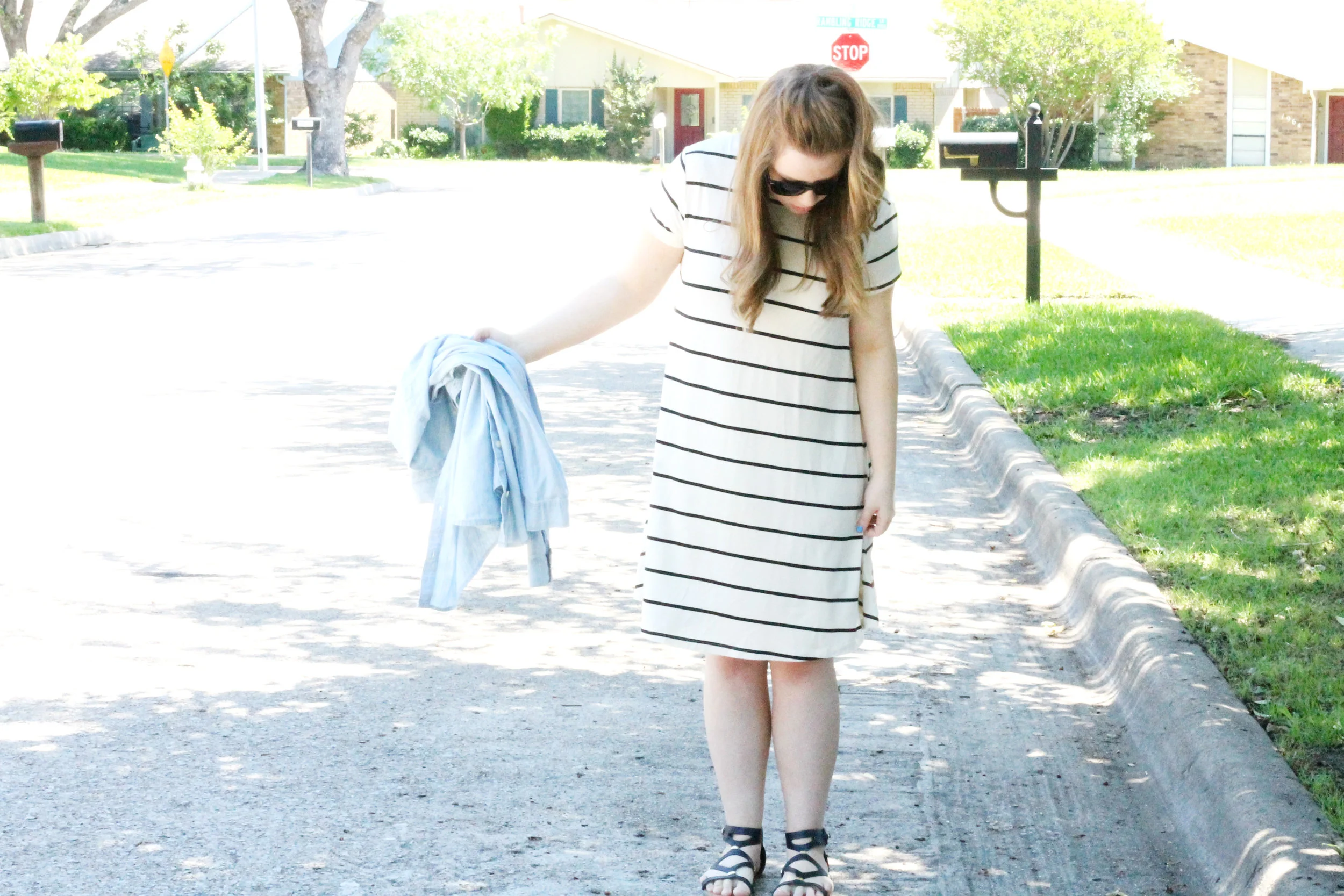 Striped Swing Dress