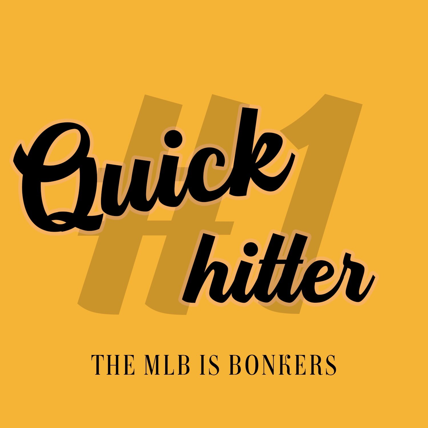 Quick Hitter #1: The MLB is Bonkers