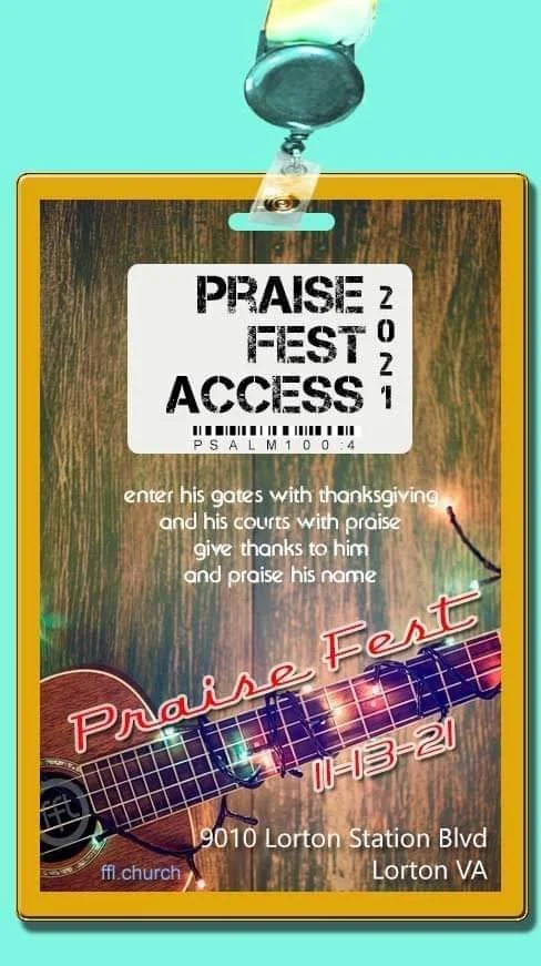 Praise Fest in Lorton, VA on November 13